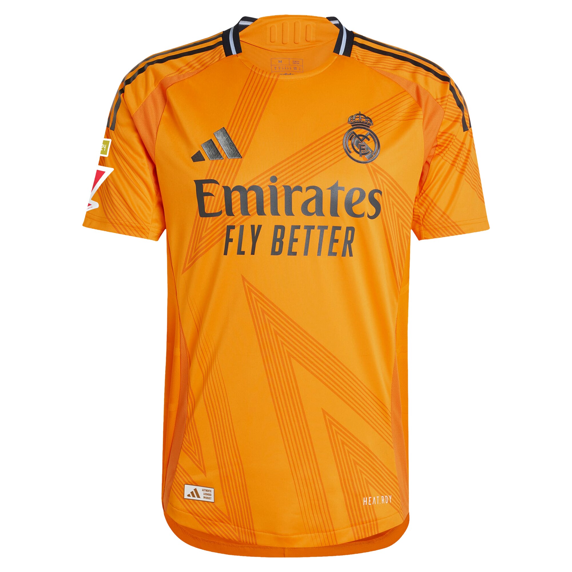 Alternative view of Real Madrid Orange Jersey - Real Madrid 2024-25 Orange Adidas Away