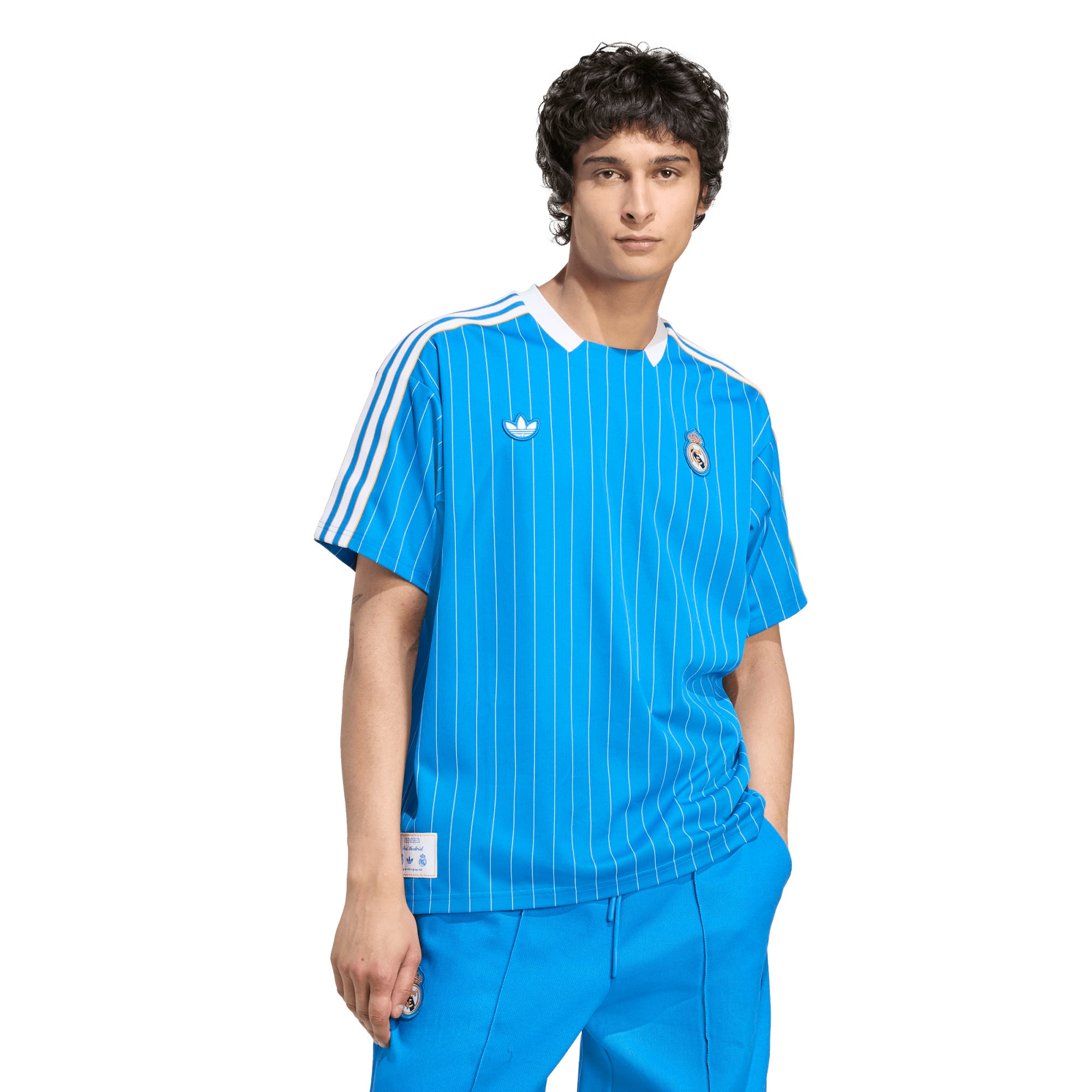 Real Madrid Unisex Terrace Icons Jersey - Blue