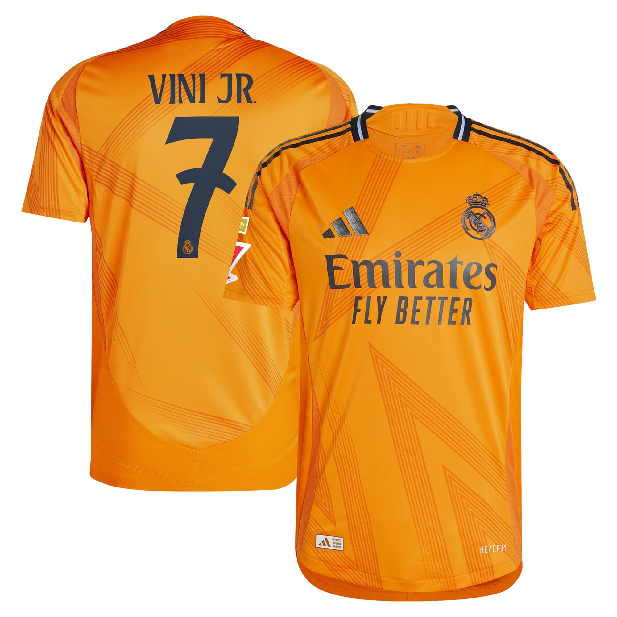 Real Madrid Vini Jr. Orange Jersey - Adidas Real Madrid 2024 Vini Jr.
