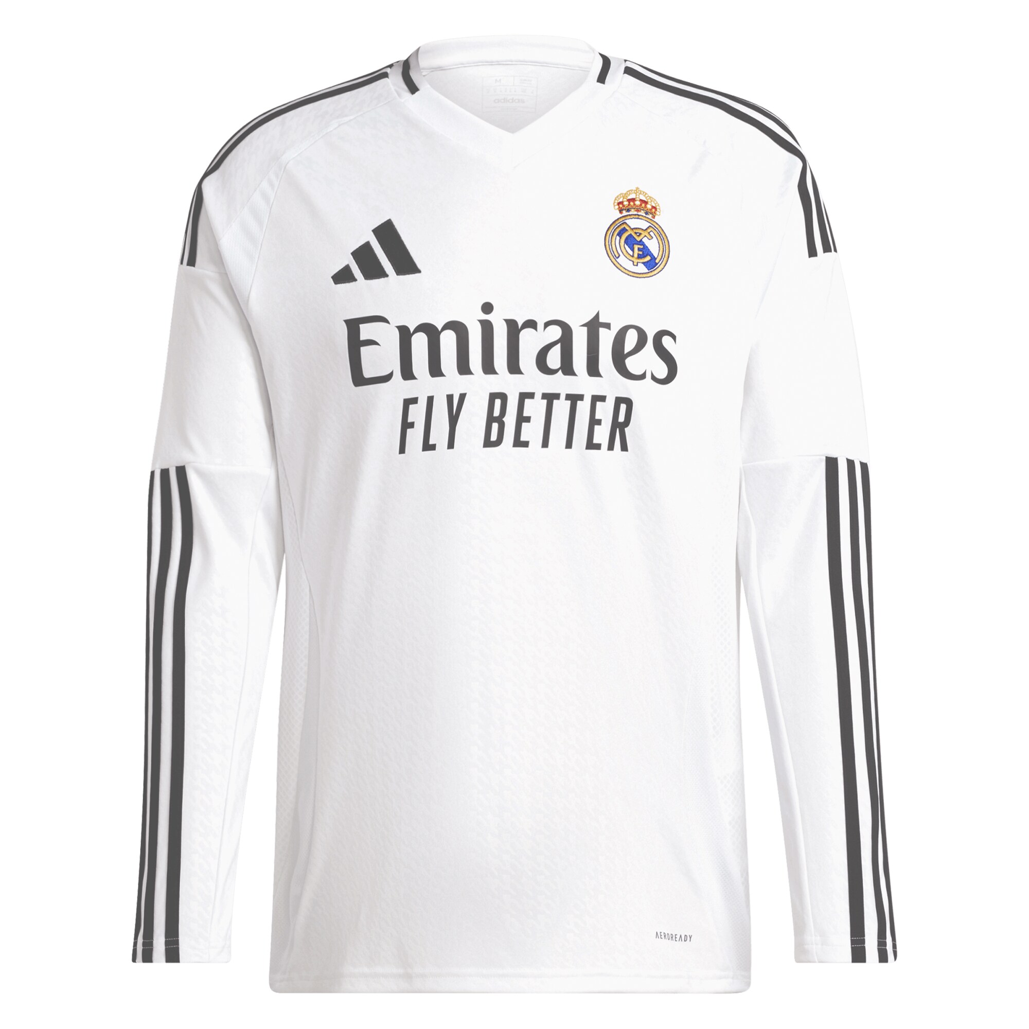 Alternative view of Real Madrid White Jersey - Adidas Real Madrid White Long Sleeve Jersey