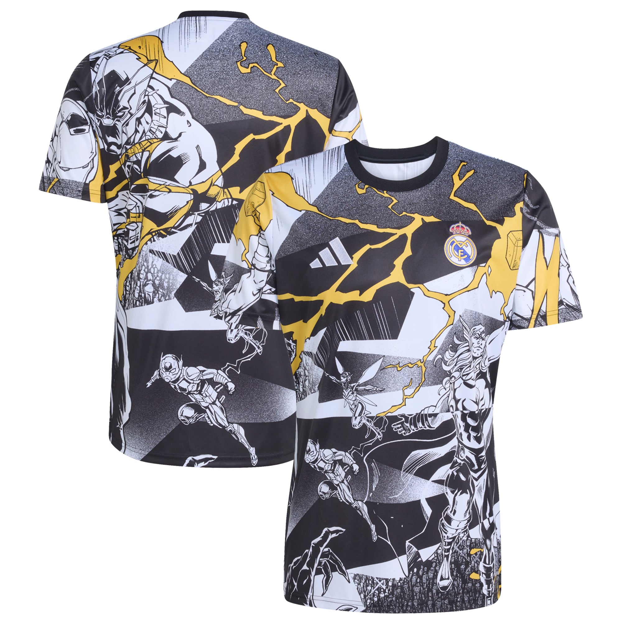 Real Madrid x Marvel AEROREADY 2025/26 Pre-Match Top - White