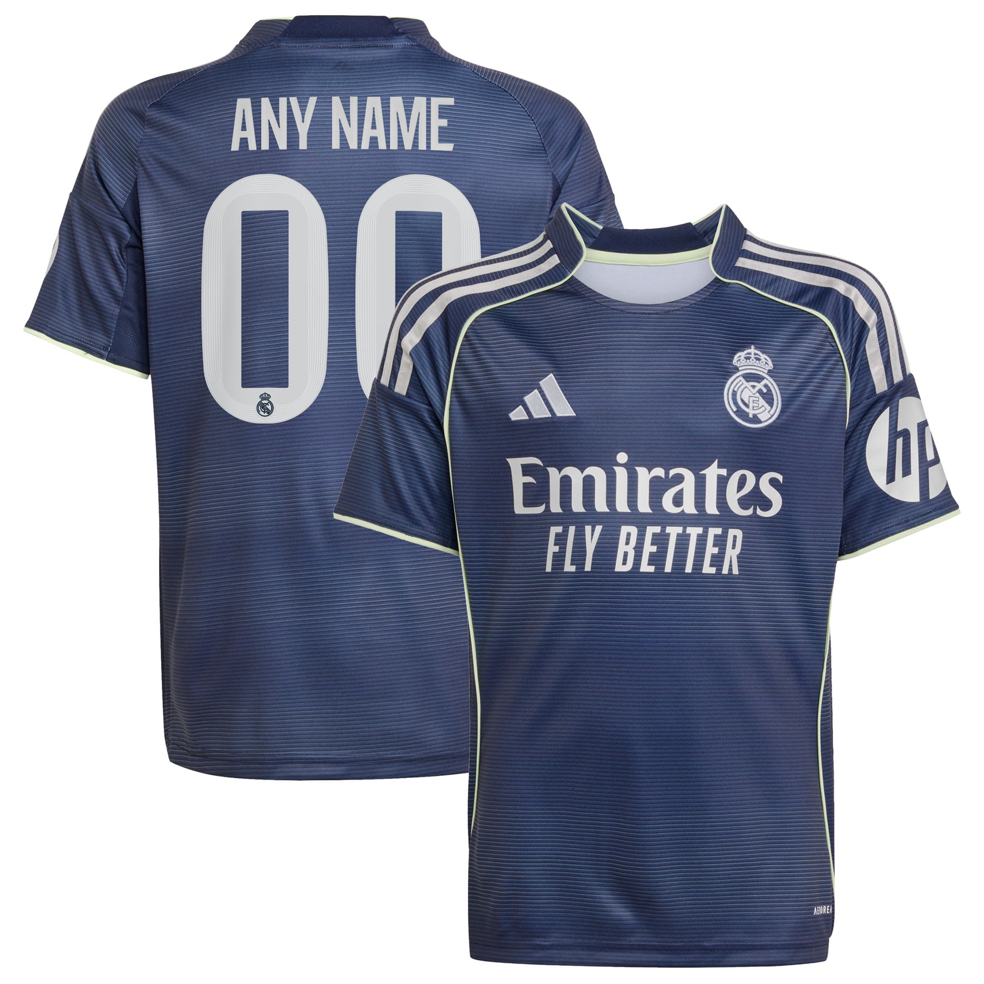Real Madrid Youth 2025/26 Away Custom Jersey