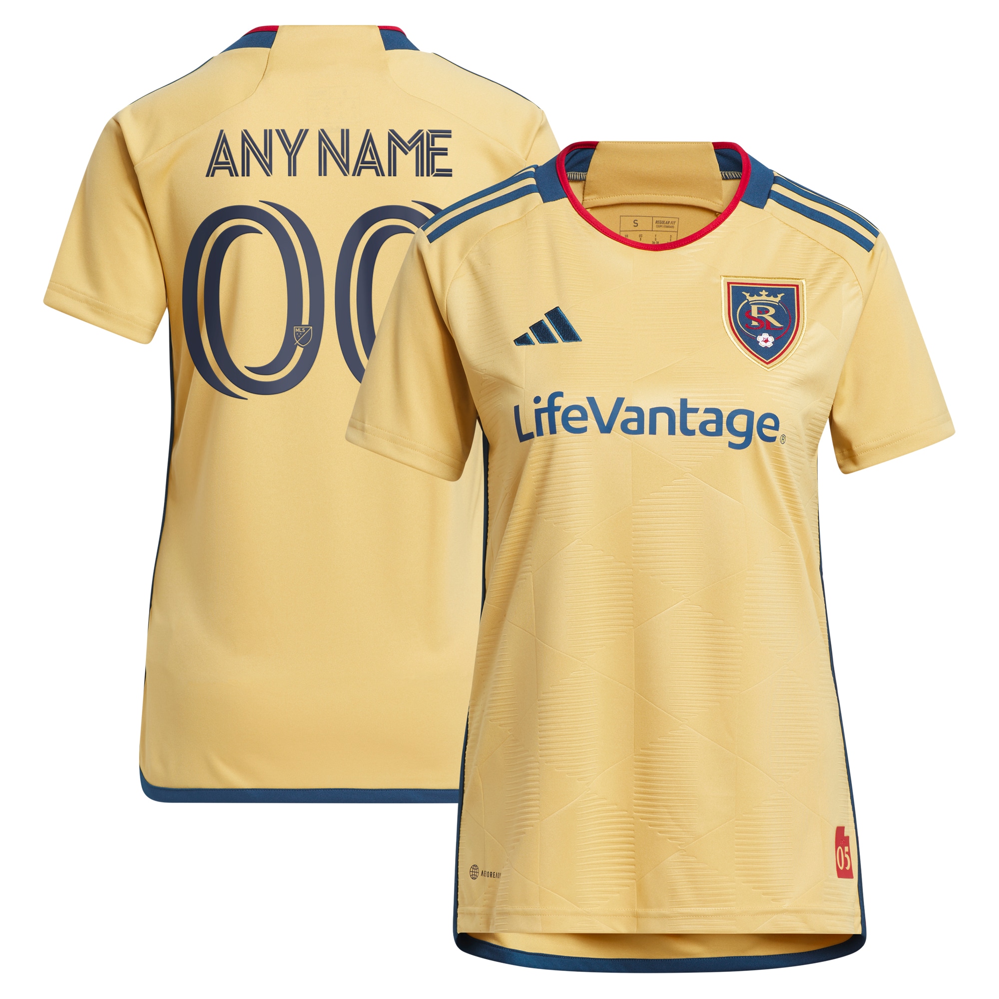 Real Salt Lake Women's 2023 The Beehive State Kit Custom Jersey - Gold