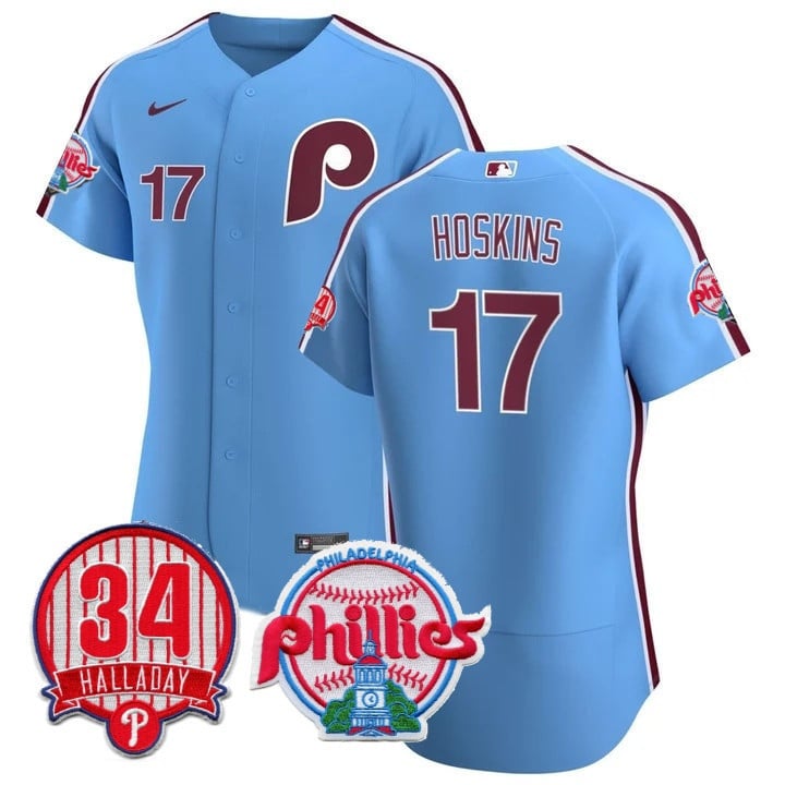 Alternative view of Realmuto Phillies Powder Blue Jersey - Nike - #10