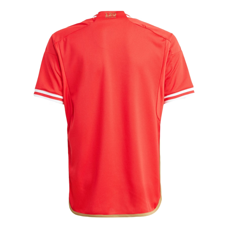 Alternative view of red Adidas Benfica 2024 Home Jersey - Adidas Benfica 2024 Home Jersey