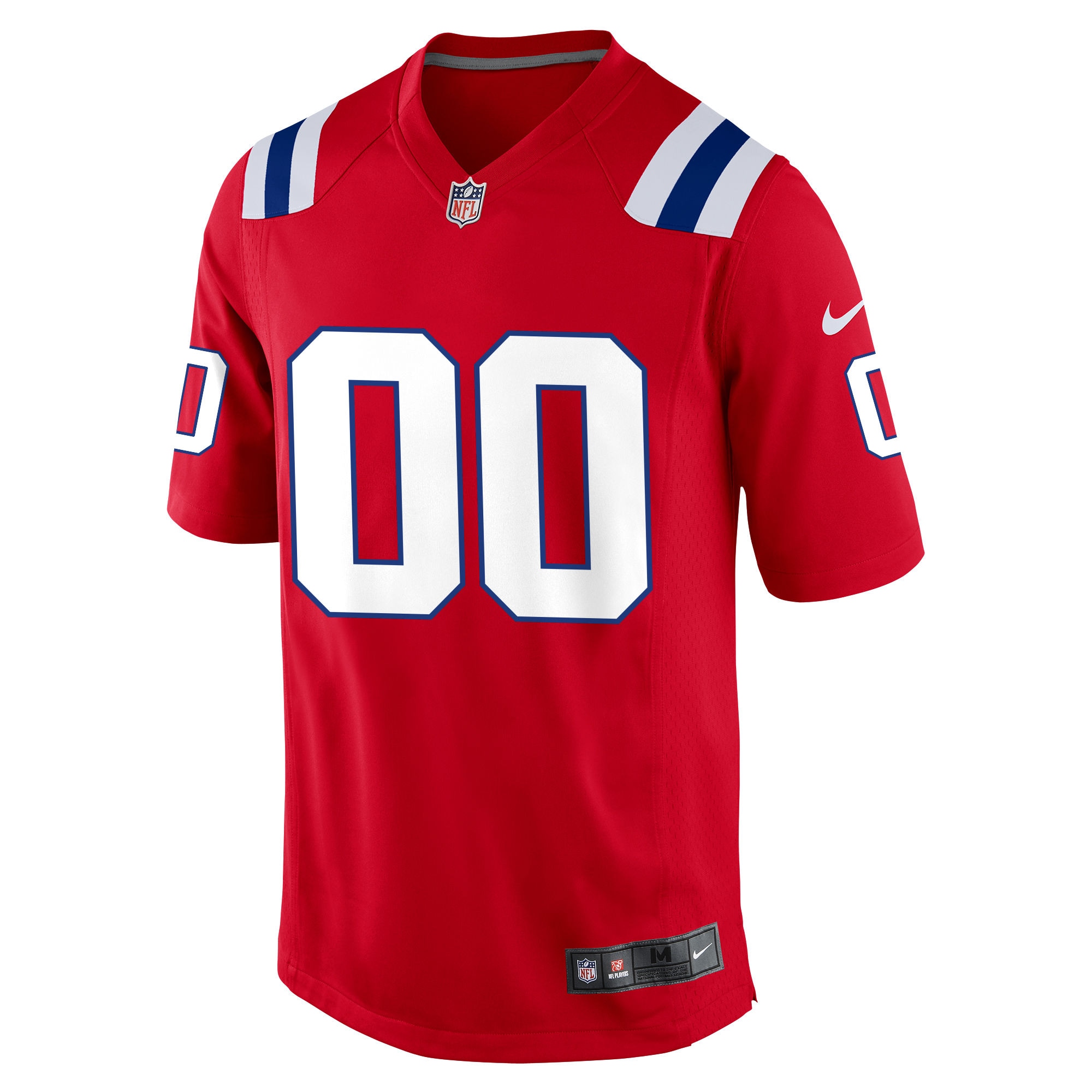 Alternative view of Red Patriots Custom Jersey - Nike - Personalize Your Style!