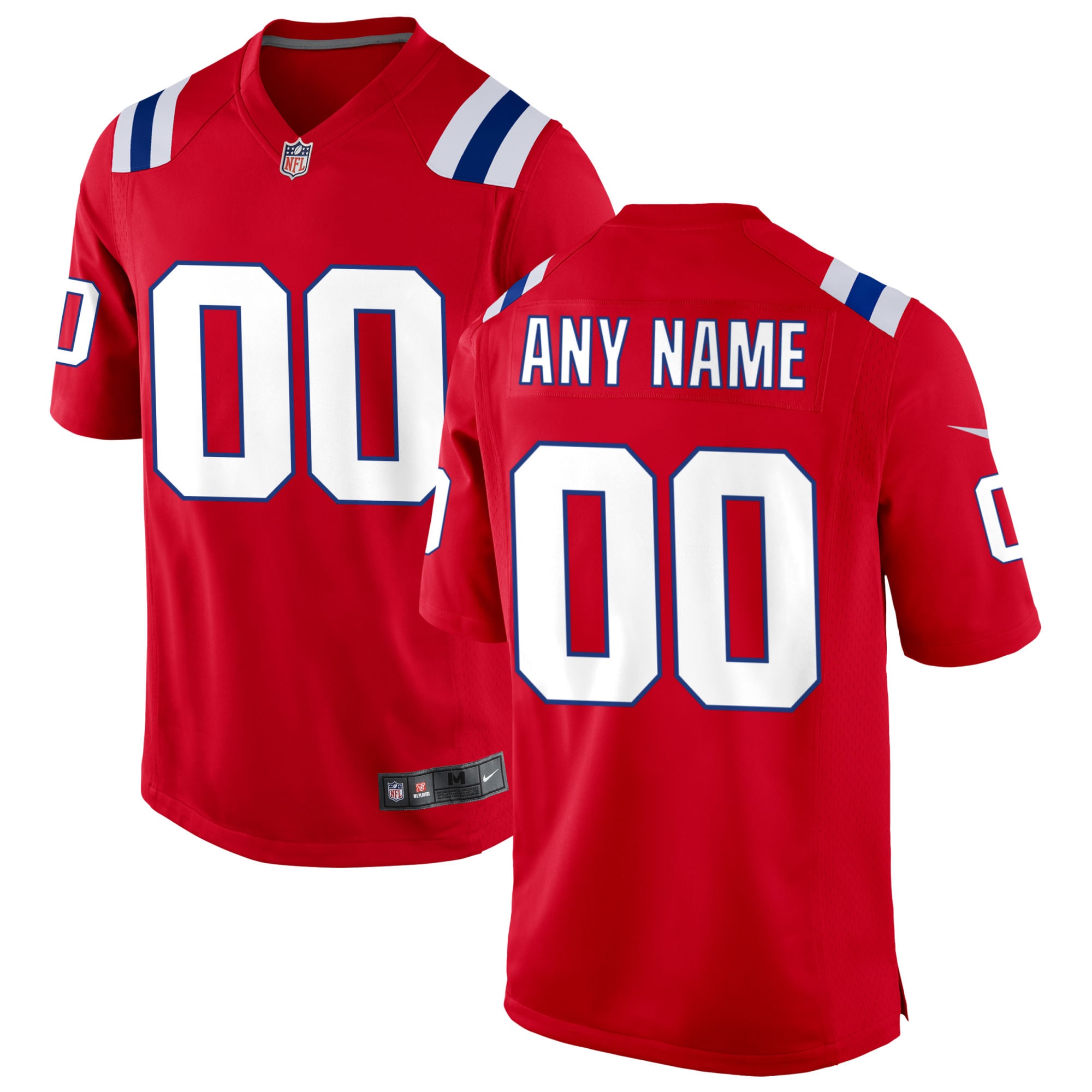 Red Patriots Custom Jersey - Nike - Personalize Your Style!