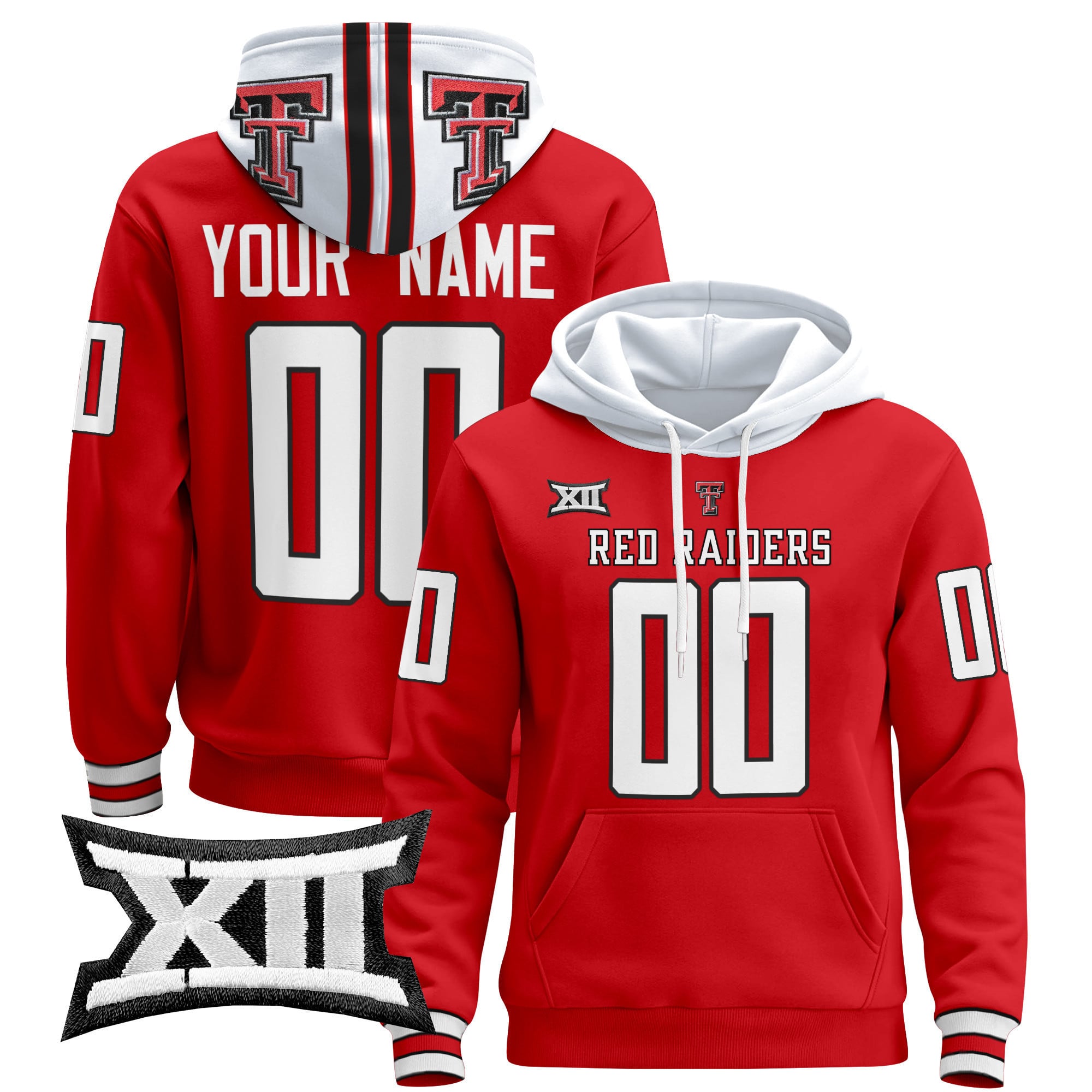 Red Raiders Personalized Hoodie - Texas Tech Gear