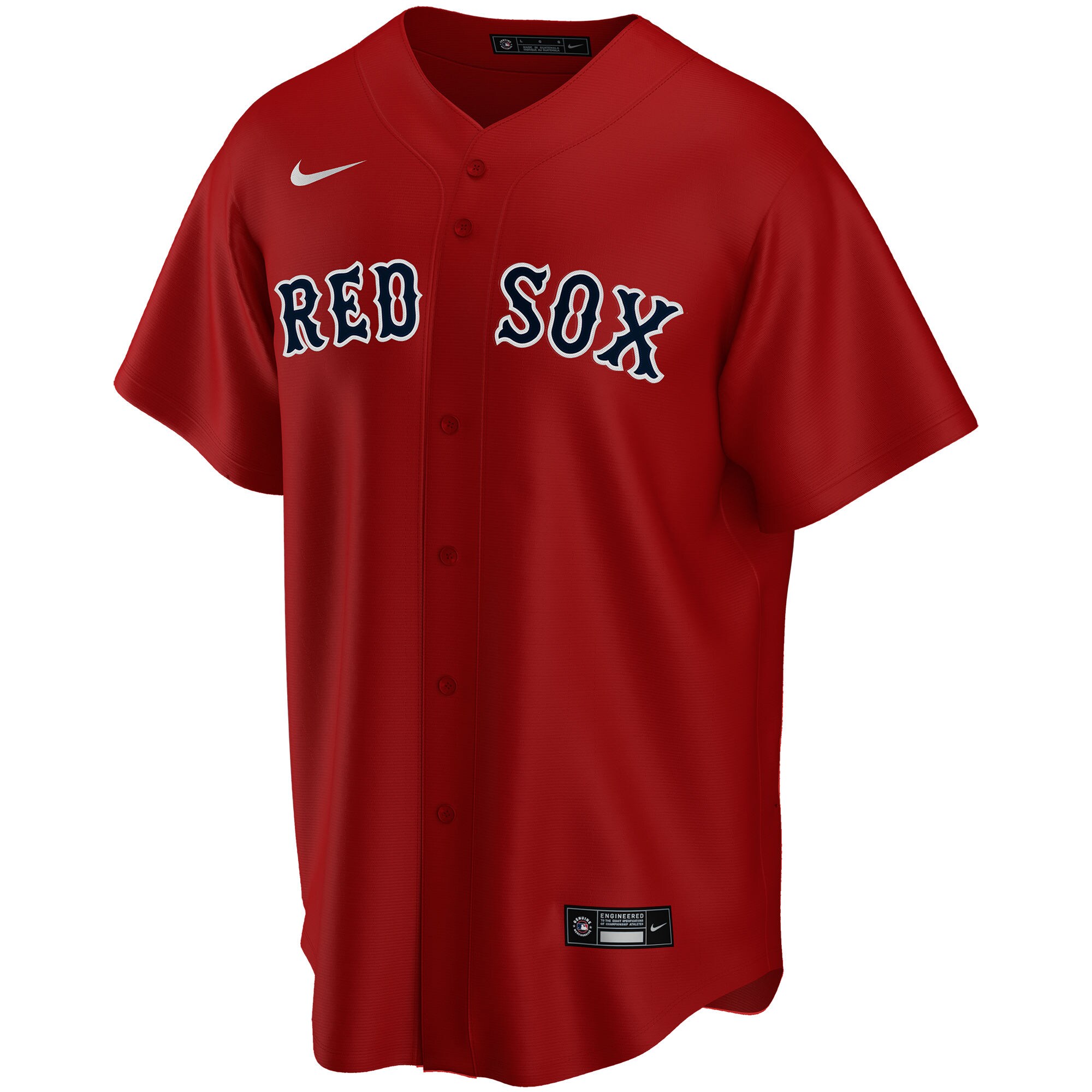 Alternative view of Red Sox Red Custom Jersey - Nike - Personalize Your Style!