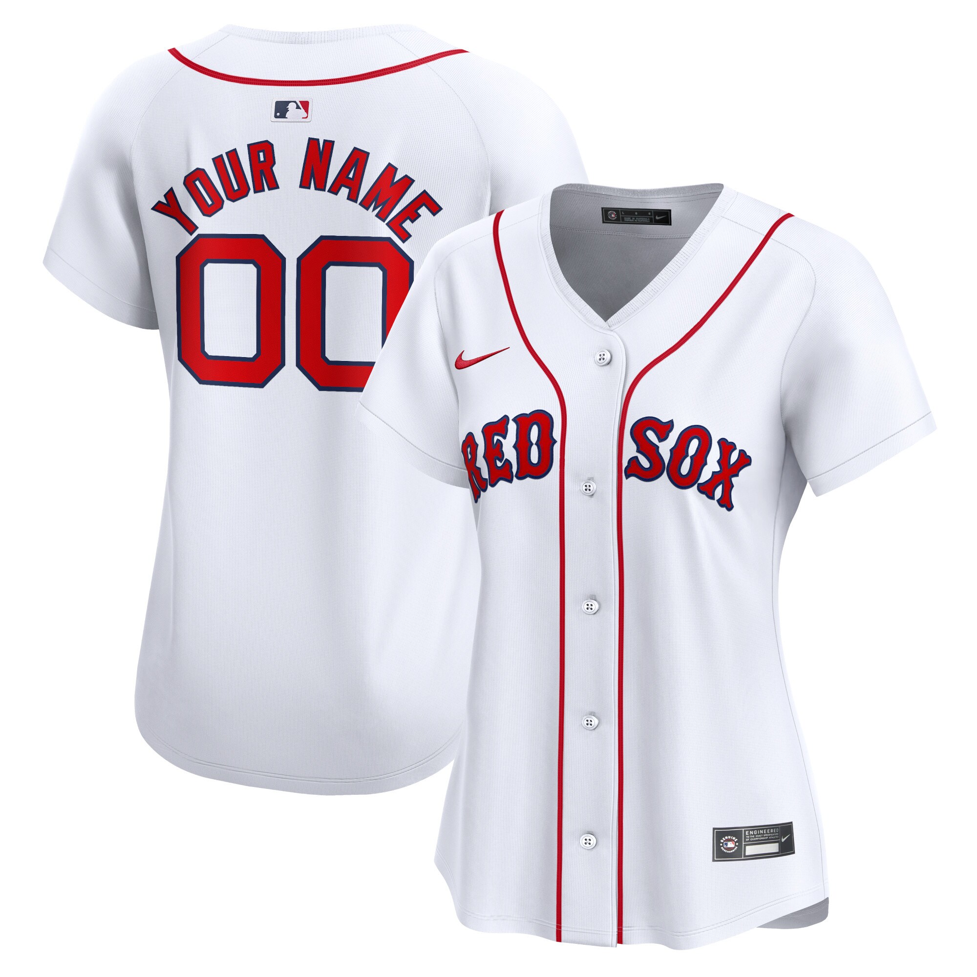 Red Sox Women Custom Jersey - Nike Red Sox Women’s Custom Jersey