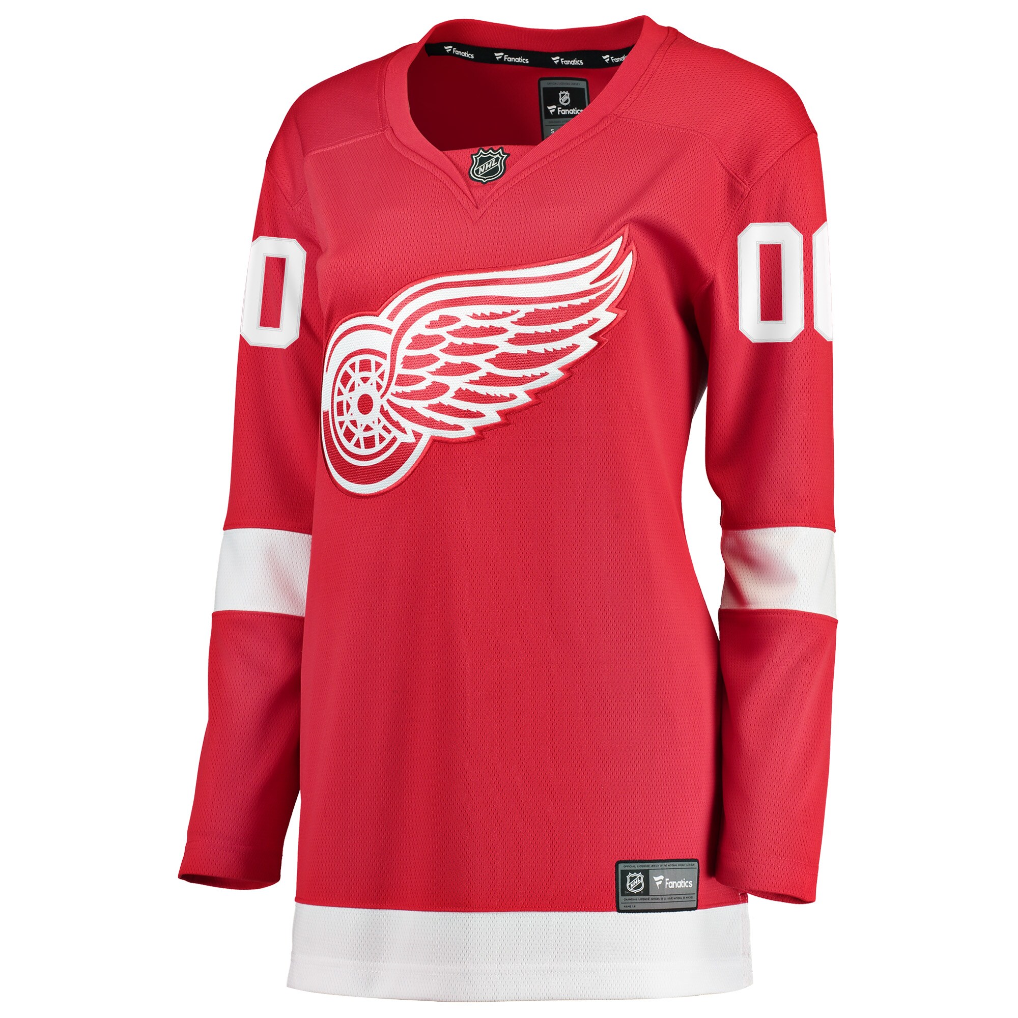 Alternative view of Red Wings Red Jersey Fanatics - Fanatics Red Wings Red Jersey - Custom