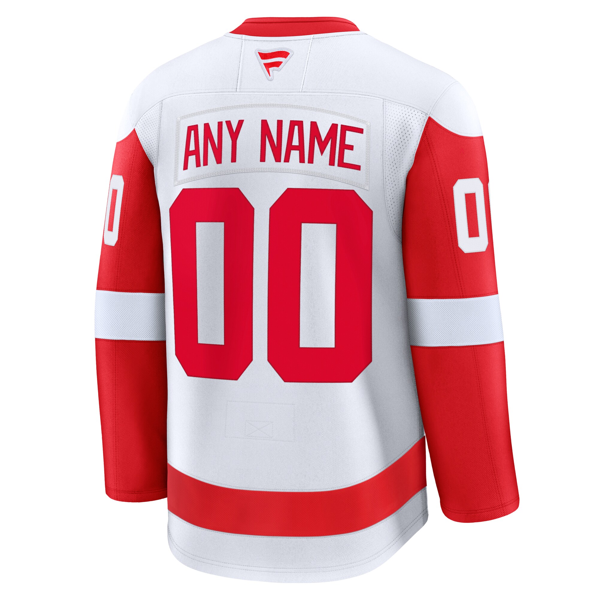 Alternative view of Red Wings White Jersey fanatics - Fanatics Red Wings White Jersey