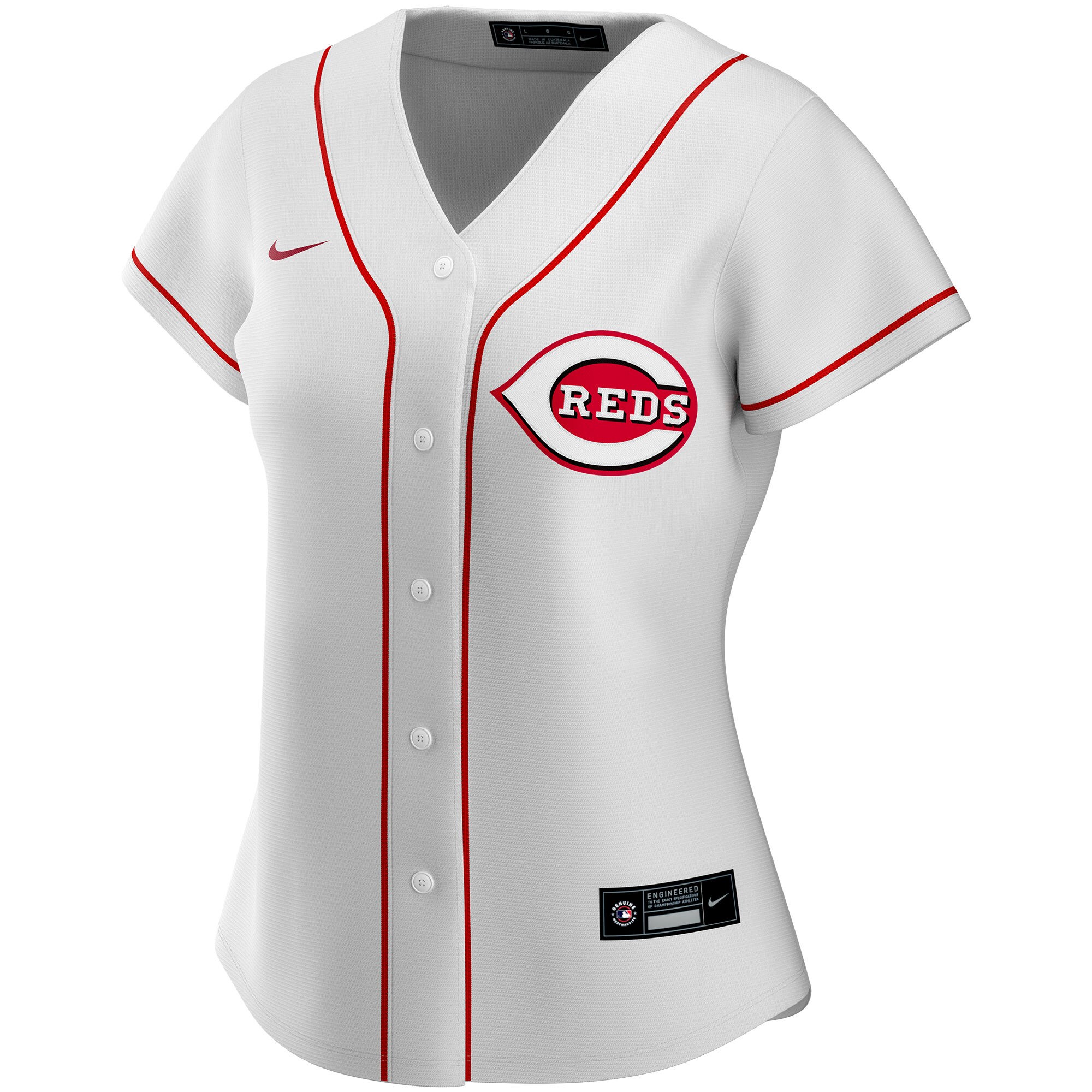 Alternative view of Reds Custom White Jersey nike - Nike Cincinnati Reds Custom White