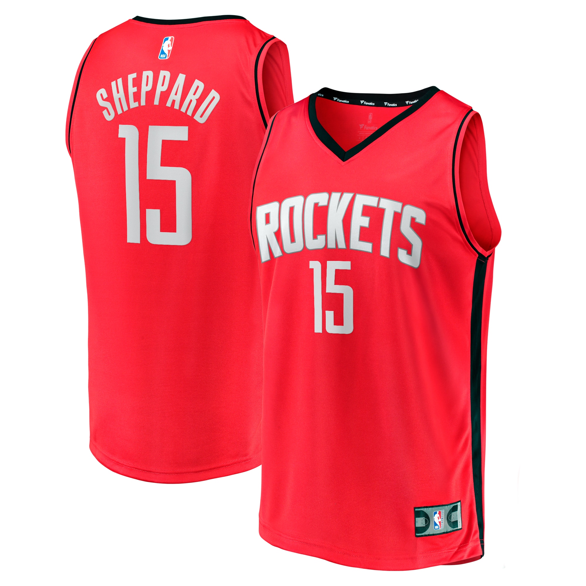 Reed Sheppard Houston Rockets Fanatics Youth 2024 Draft Fast Break Player Jersey - Icon Edition - Red