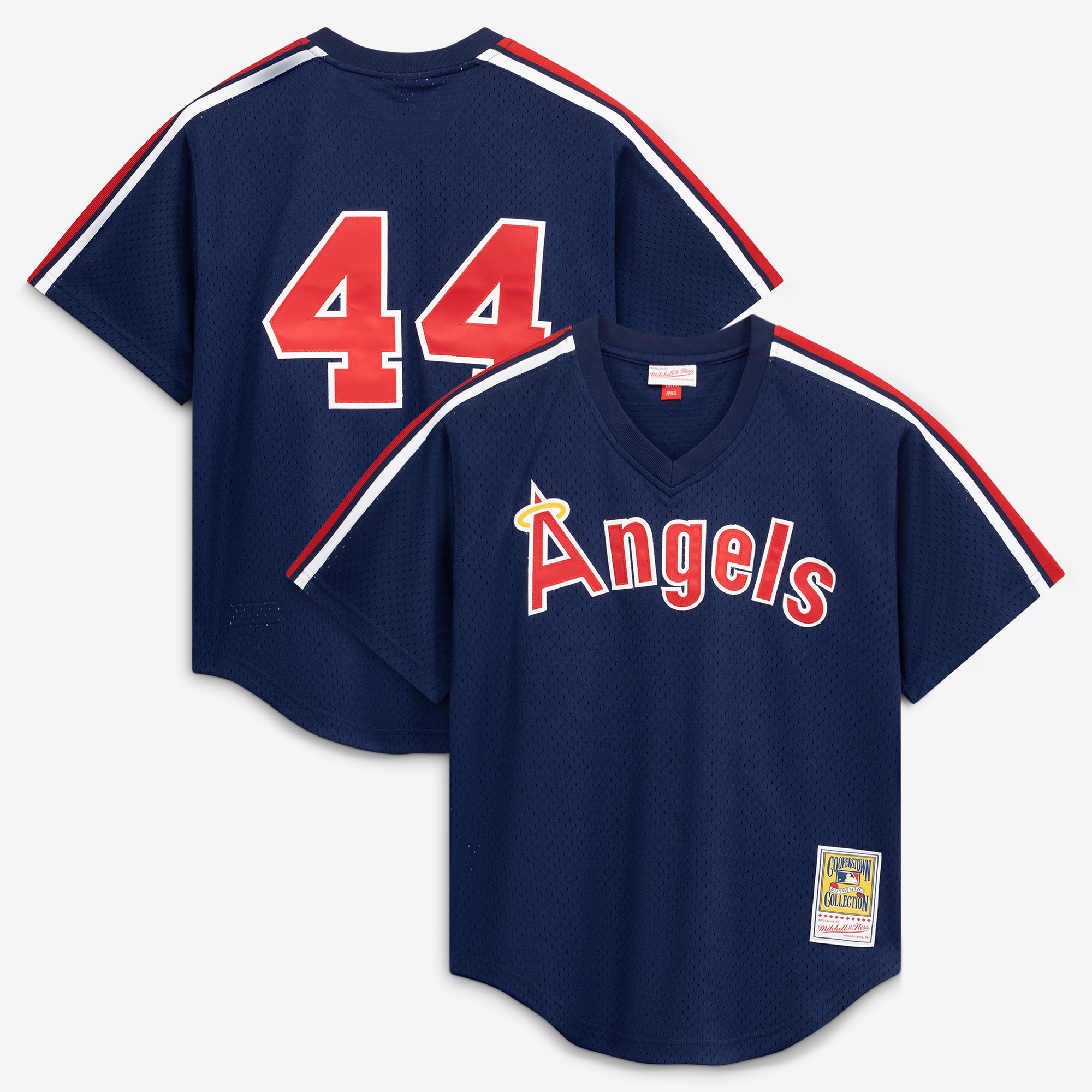 Reggie Jackson California Angels Batting Practice Jersey - Navy
