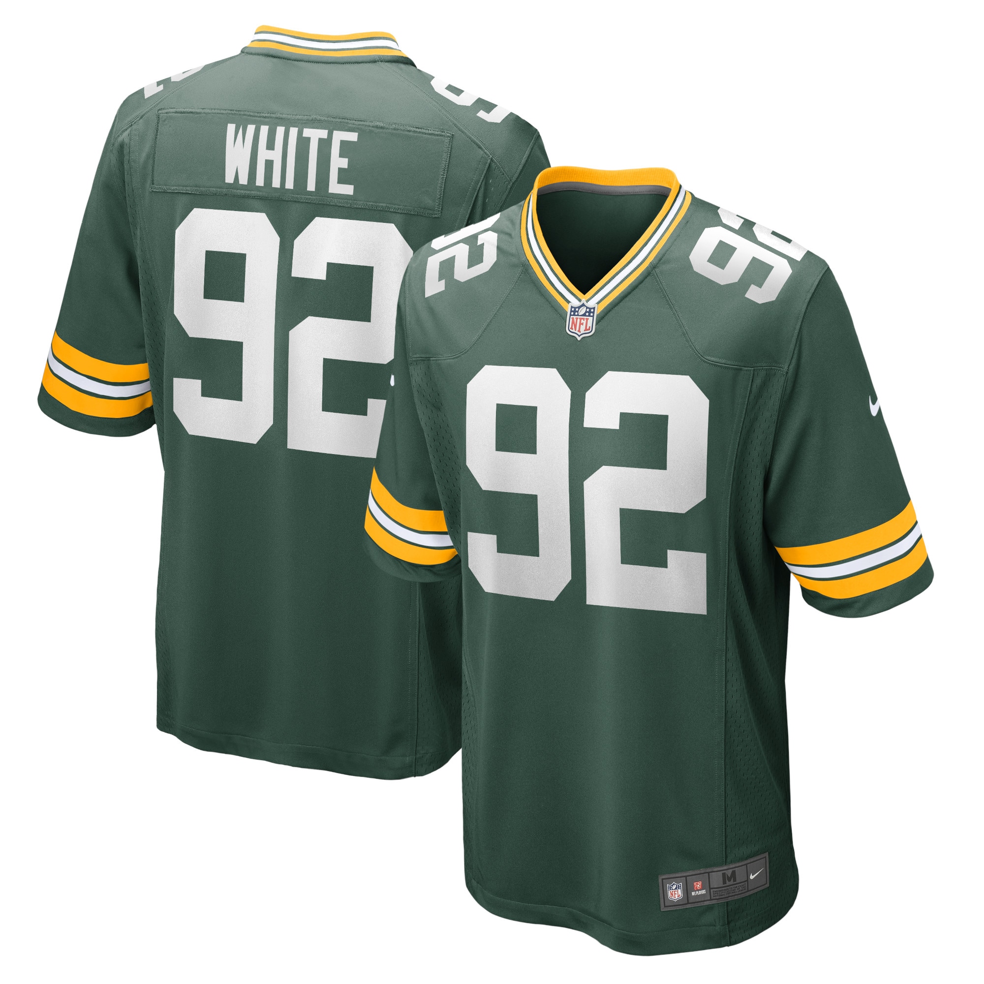 Reggie White Green Bay Packers Retired Player Game Jersey - Green