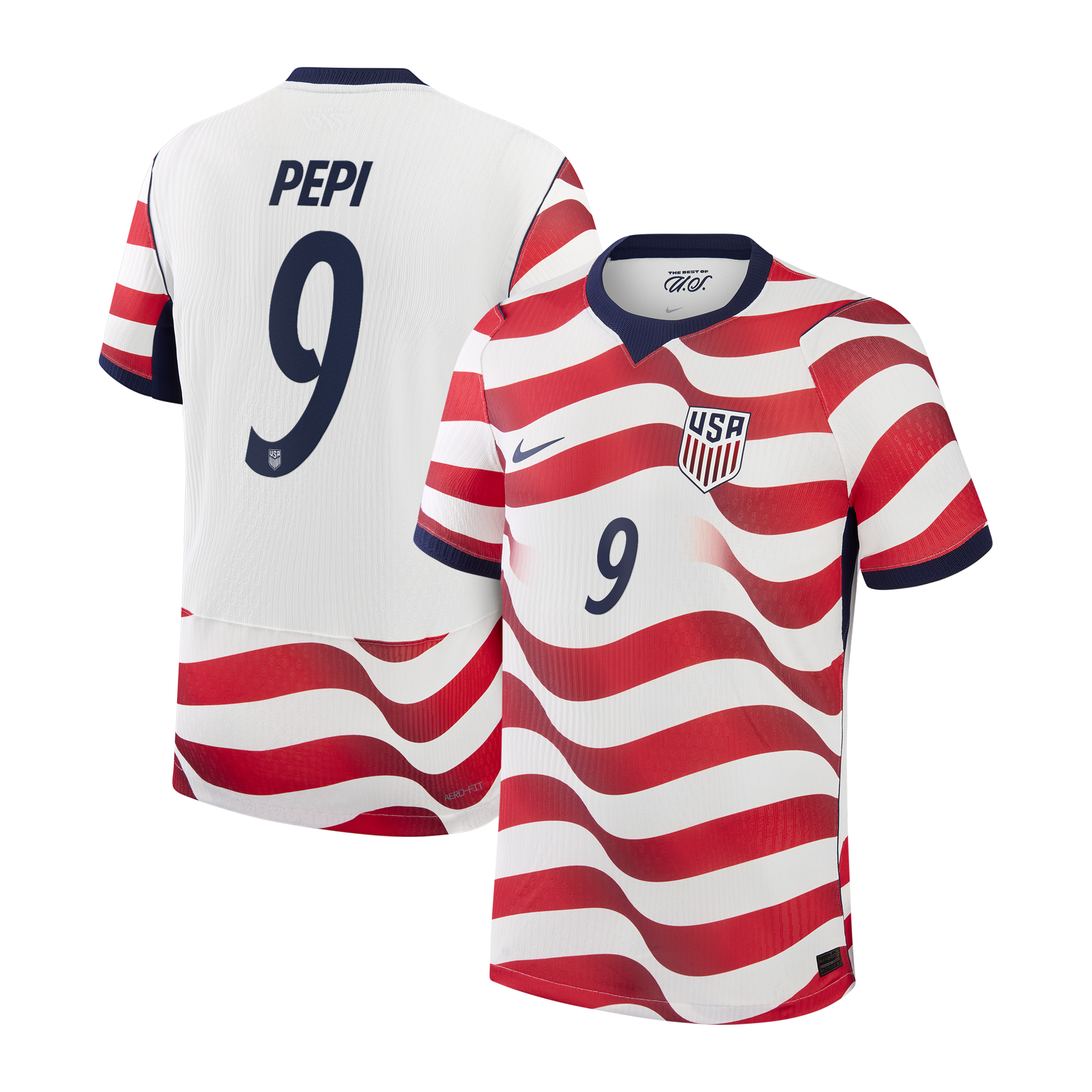 Ricardo Pepi USMNT 2026 Home Match Jersey - White