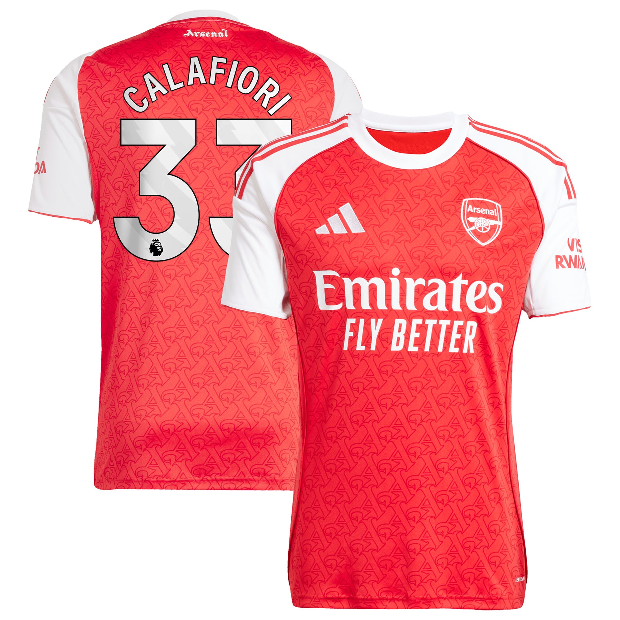 Riccardo Calafiori Arsenal 2025/26 Home Player Jersey