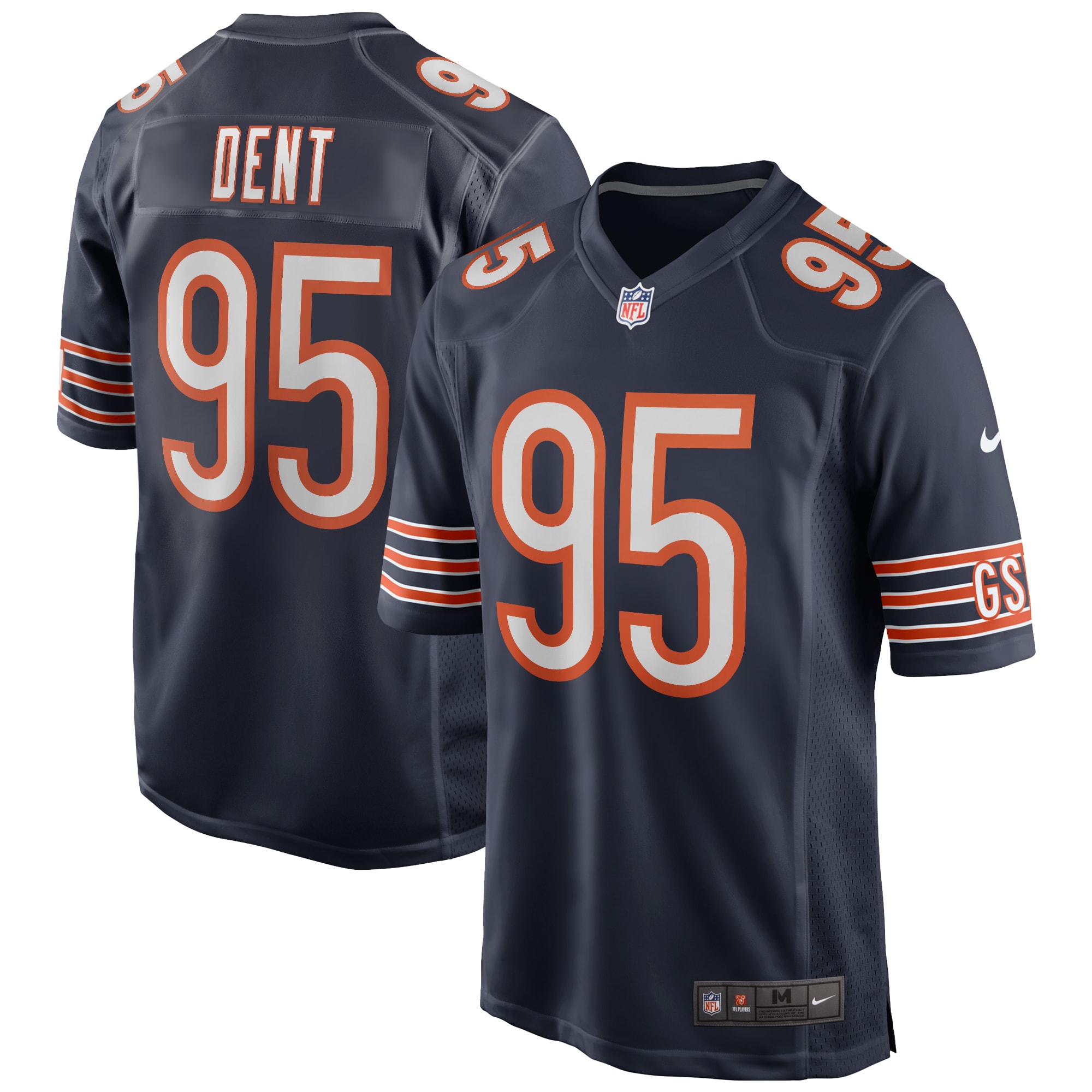 Richard Dent Chicago Bears Game Retired Player Jersey - Navy