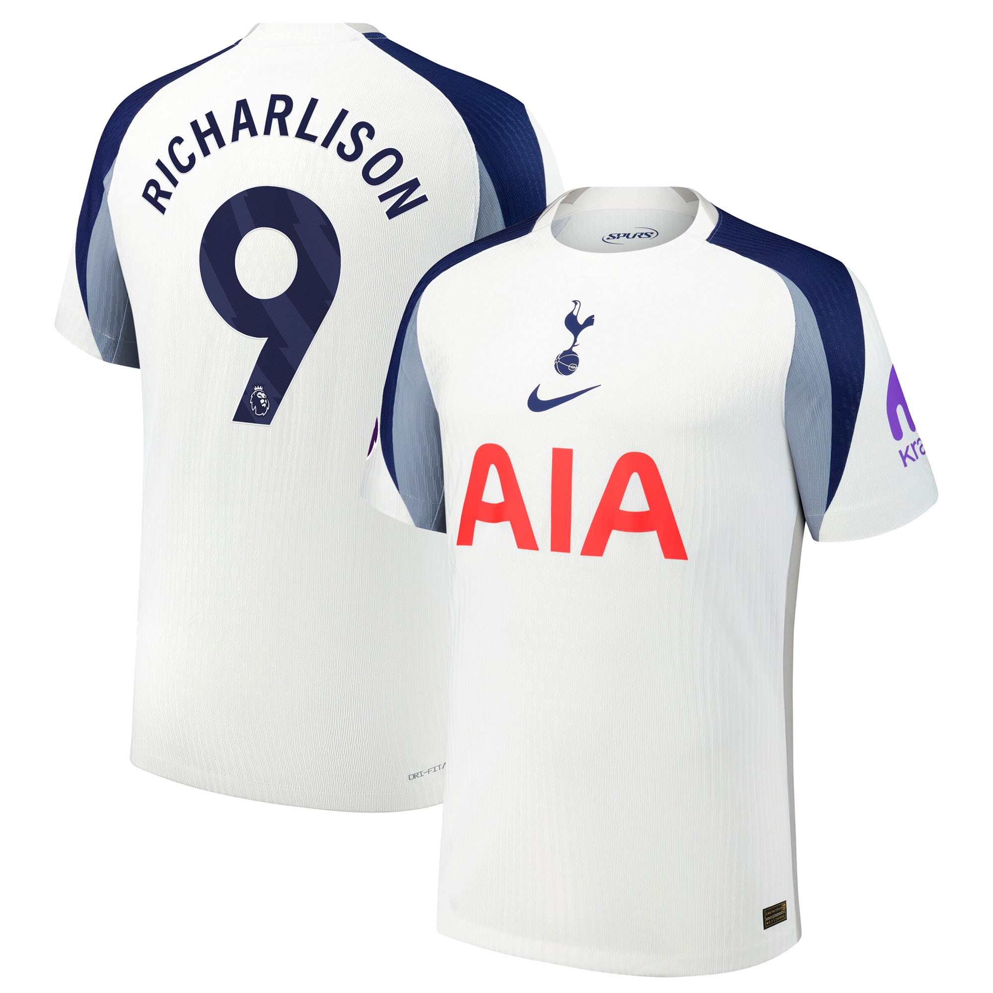 Richarlison Tottenham Hotspur 2025/26 Home Player Jersey - White