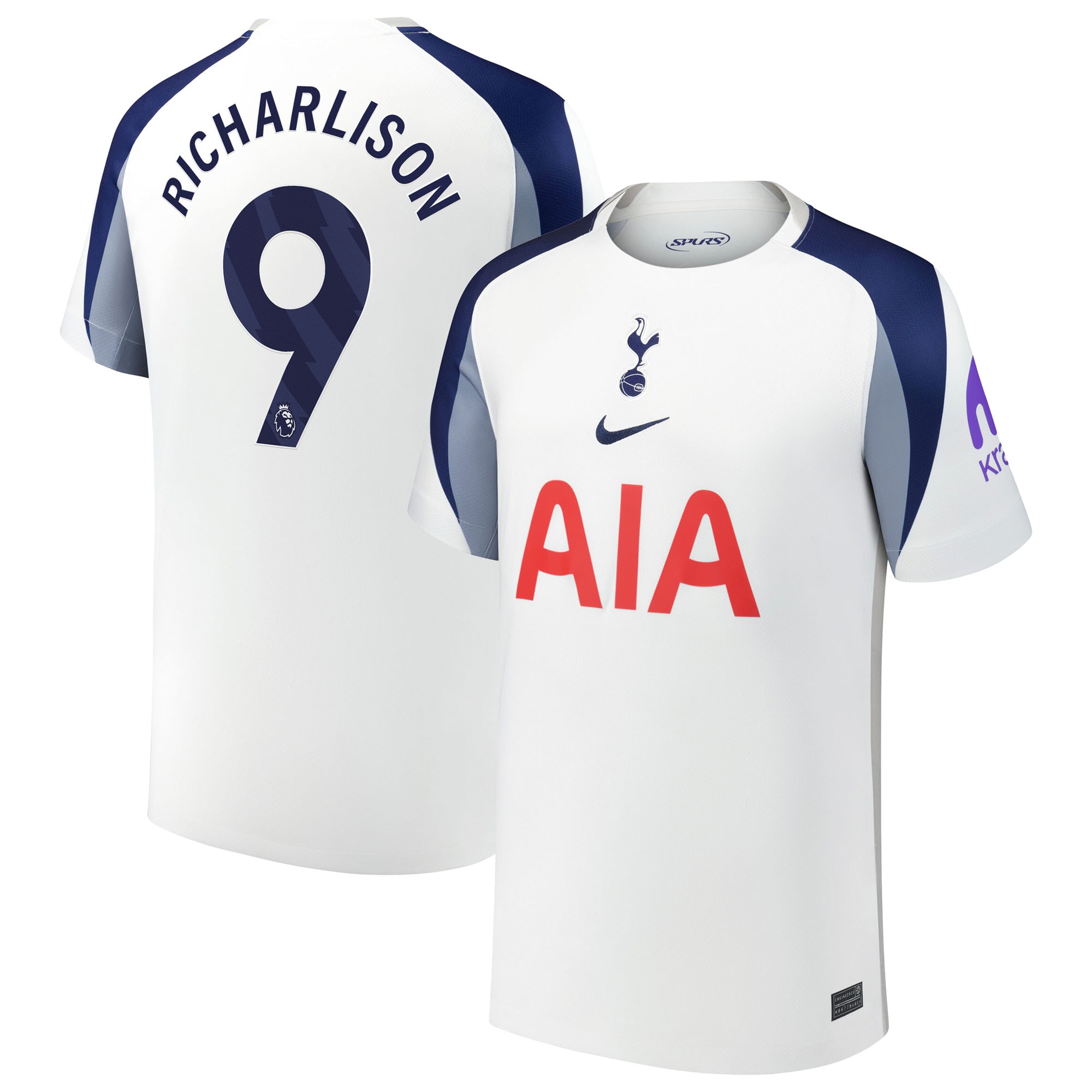 Richarlison Tottenham Hotspur Youth 2025/26 Home Player Jersey - White