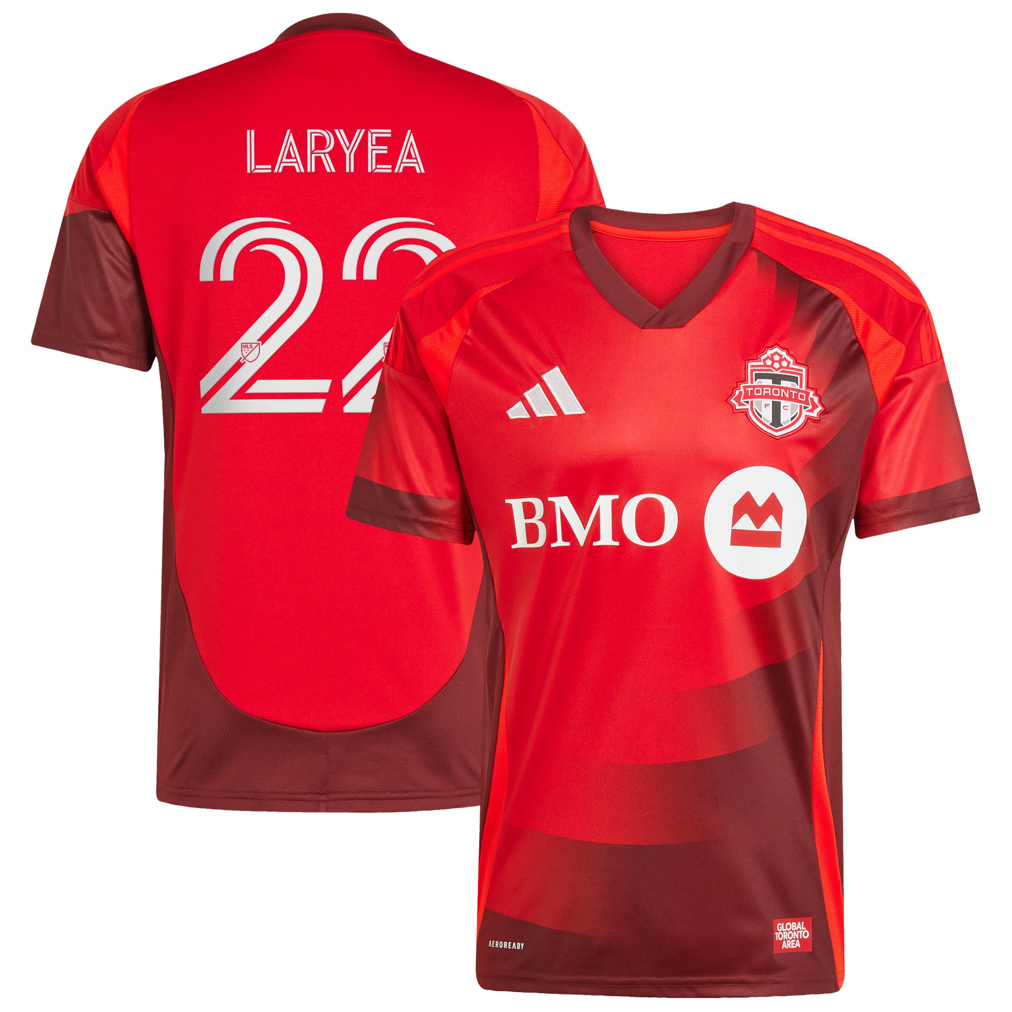 Richie Laryea Toronto FC 2025 Club Kit Player Jersey - Red