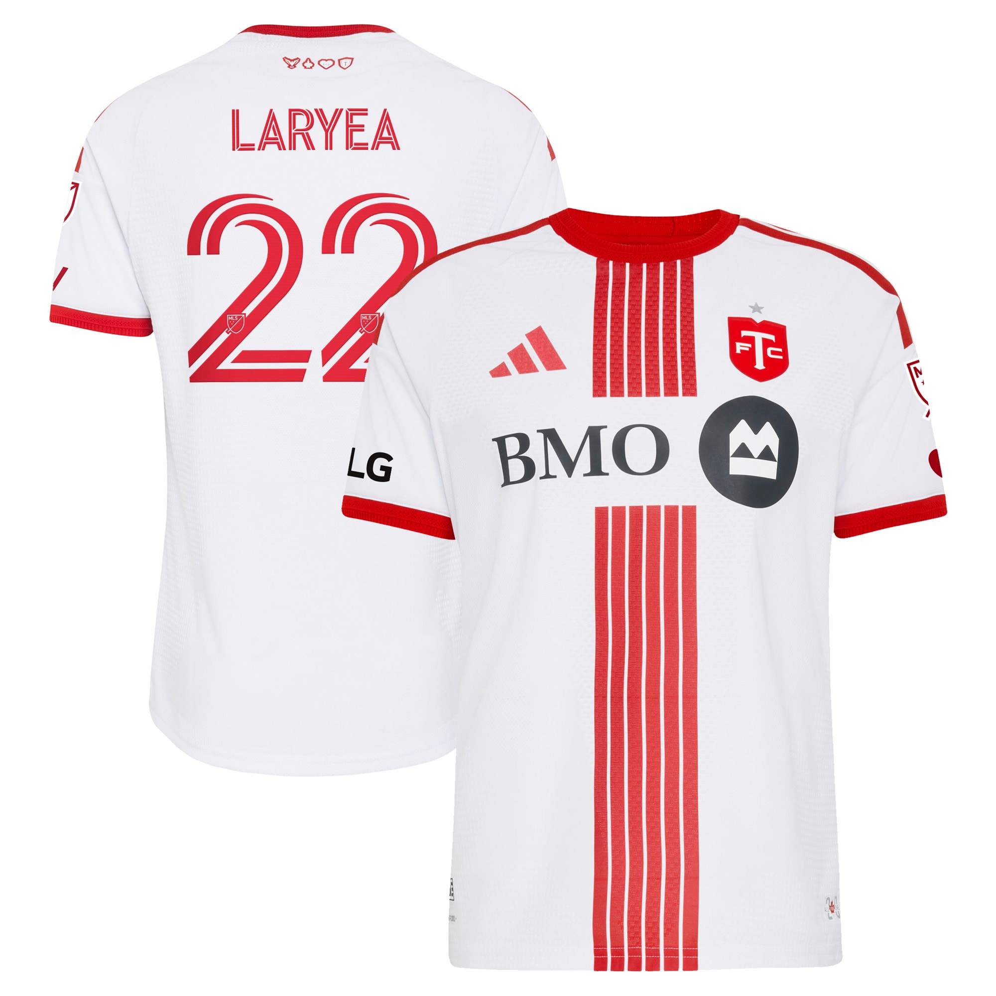 Richie Laryea Toronto FC 2026 Winter Kit On-Field Patch Jersey - White