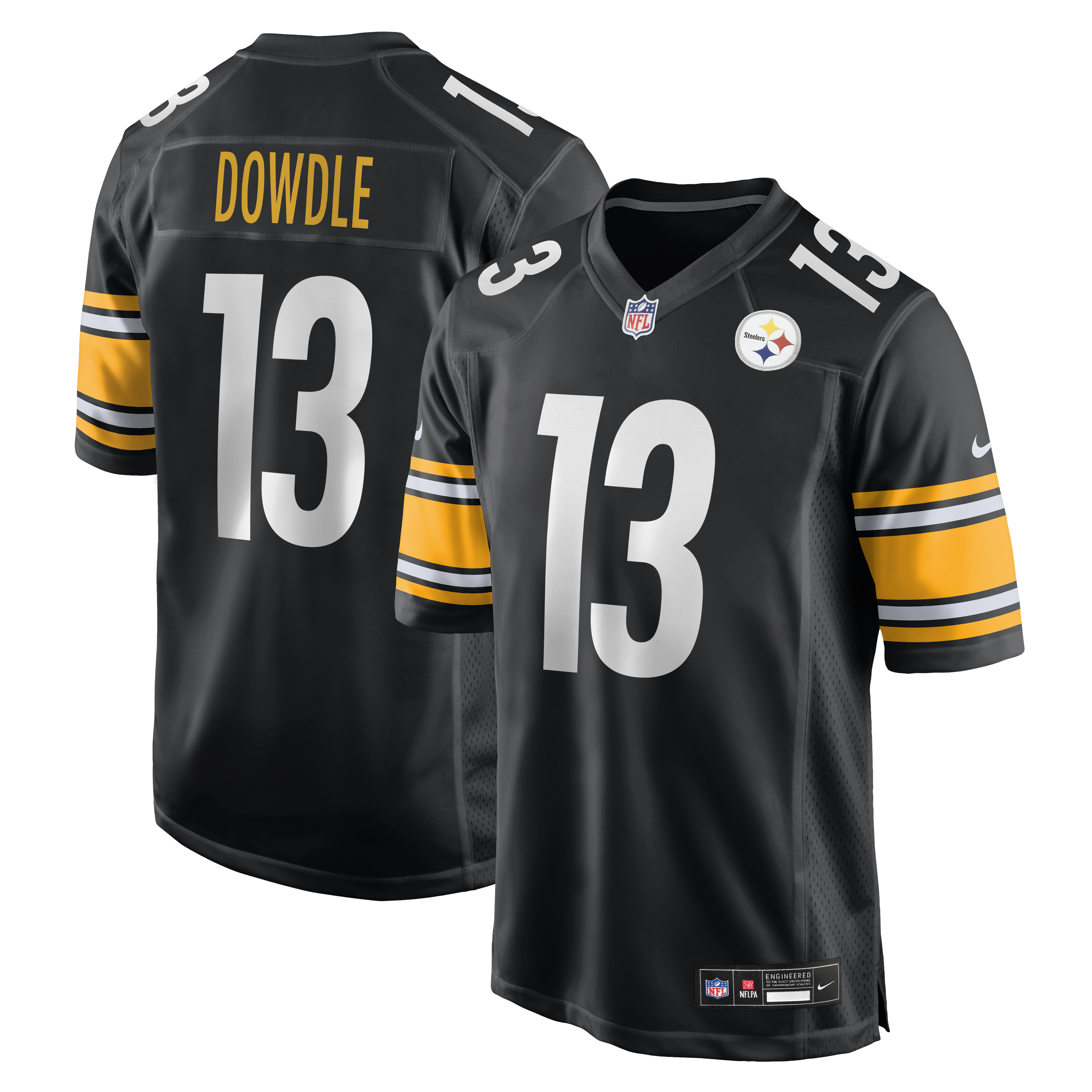 Rico Dowdle Pittsburgh Steelers Game Jersey - Black