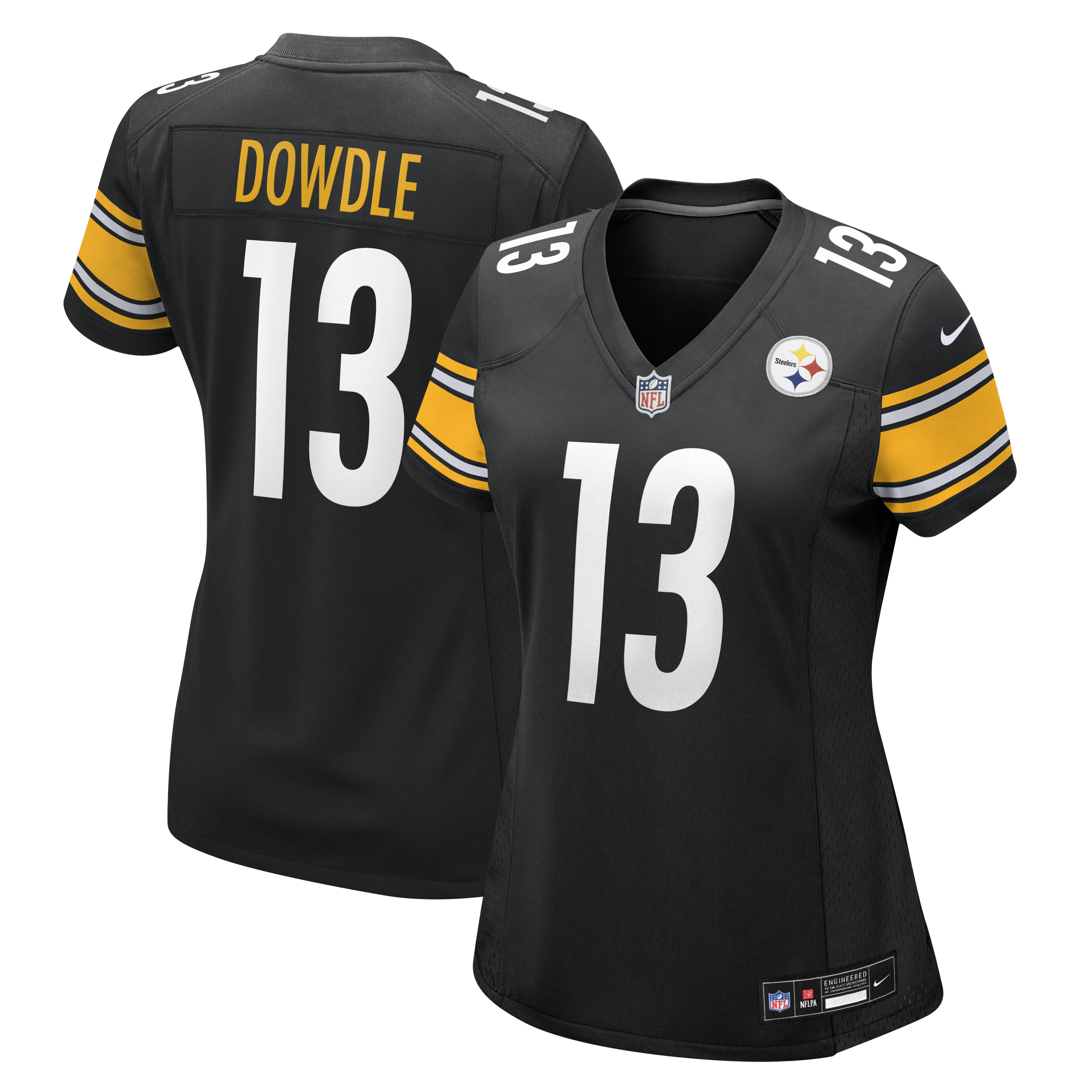 Rico Dowdle Pittsburgh Steelers Women's Team Game Jersey - Black