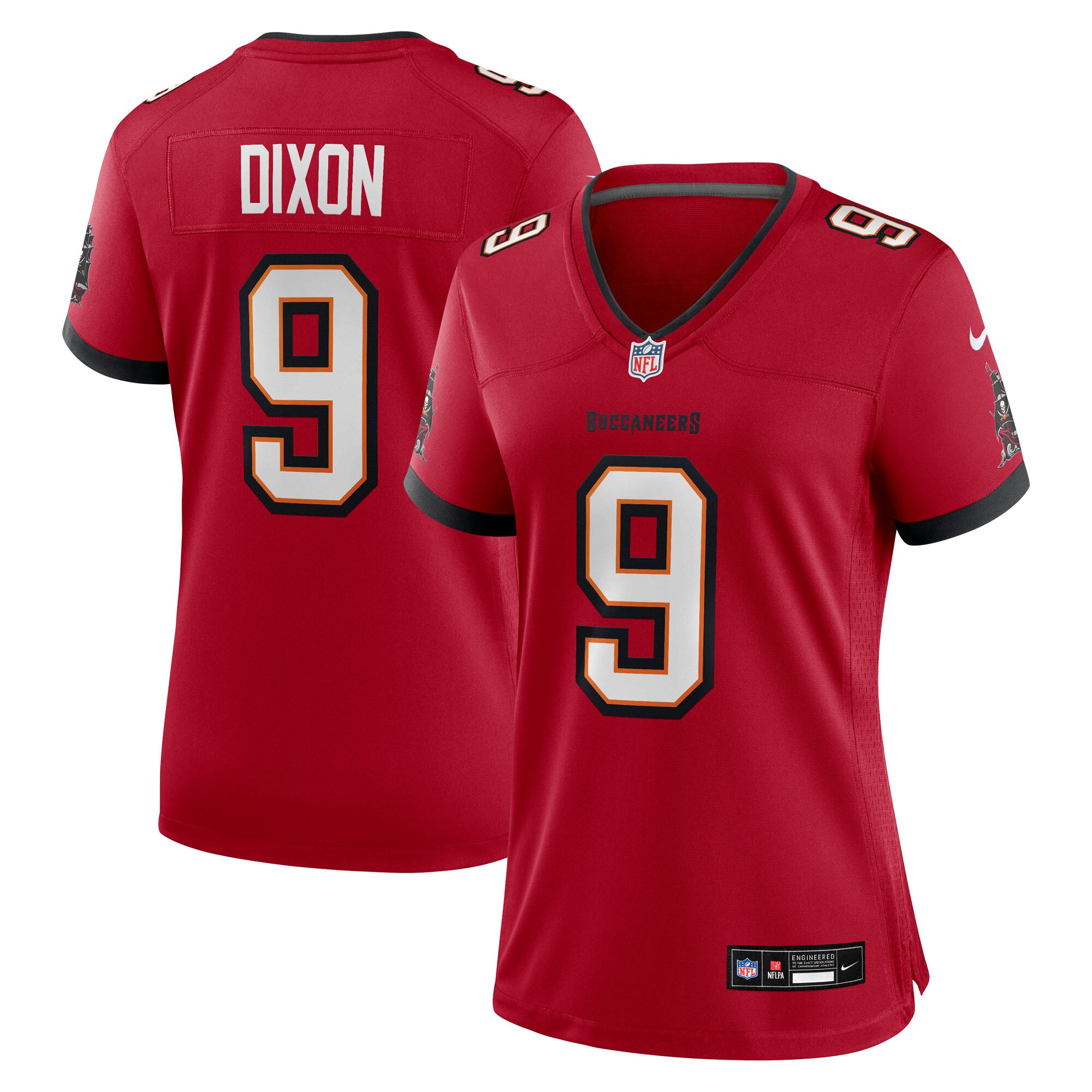 Riley Dixon Tampa Bay Buccaneers Women's Team Game Jersey - Red