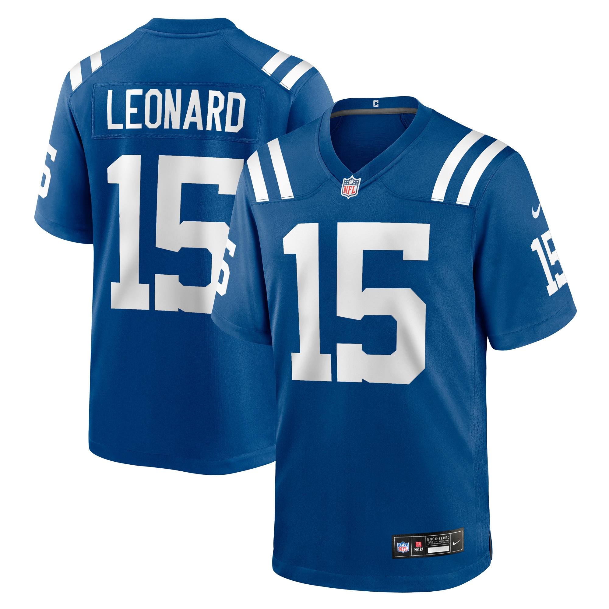 Riley Leonard Indianapolis Colts Team Game Jersey - Royal
