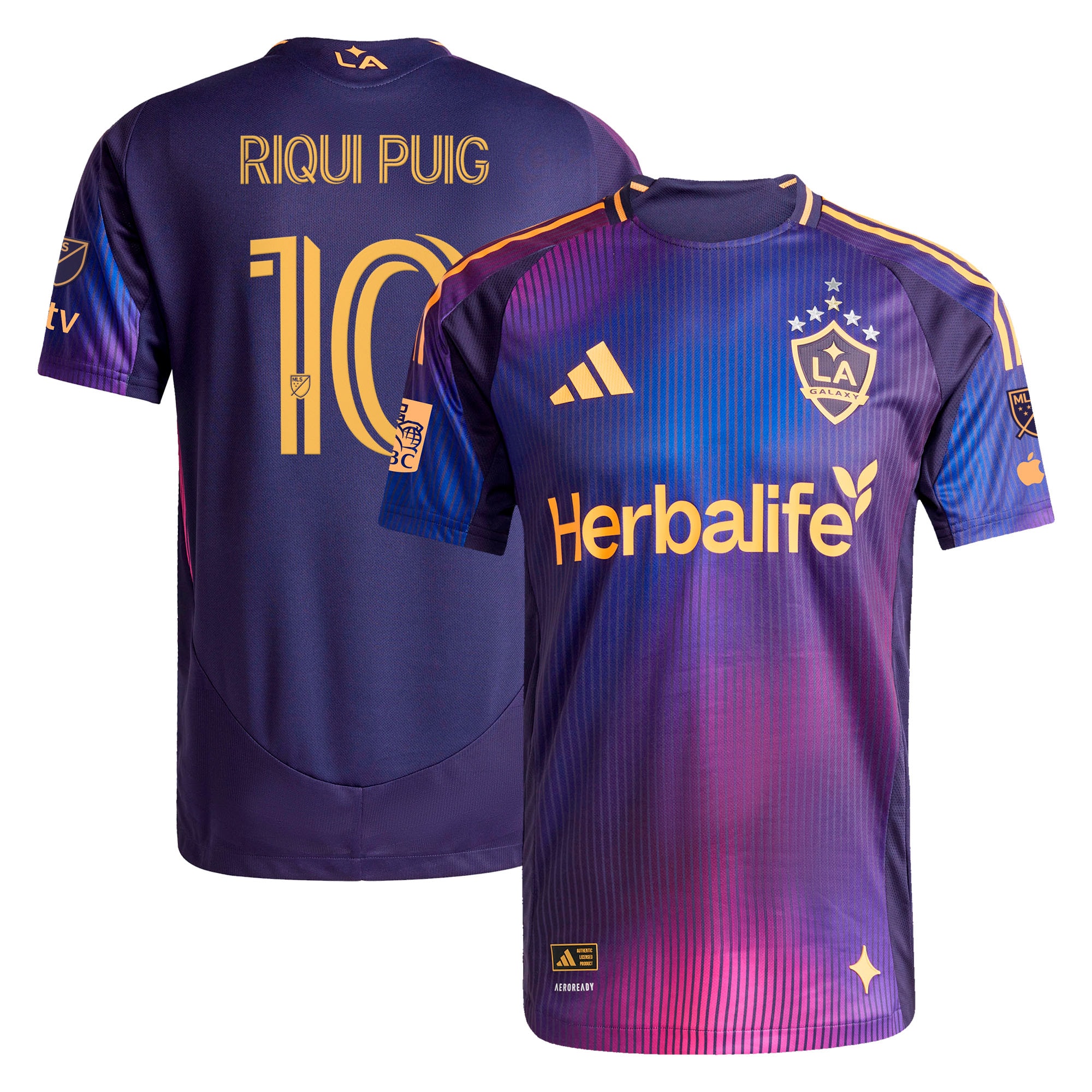 Riqui Puig LA Galaxy 2025 RIZON On-Field Jersey – Navy