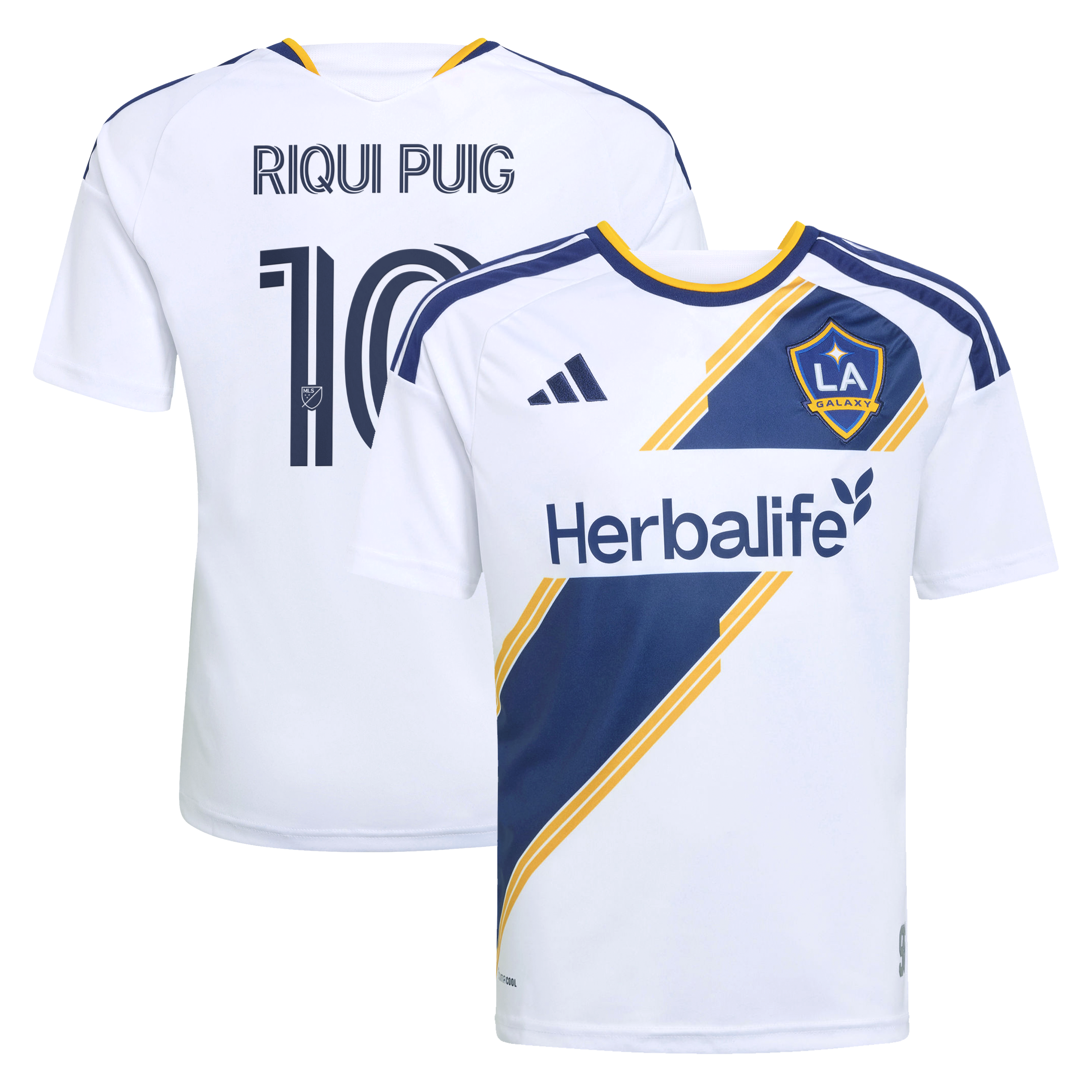 Riqui Puig LA Galaxy Youth 2026 The VeloCITY Kit Jersey - White