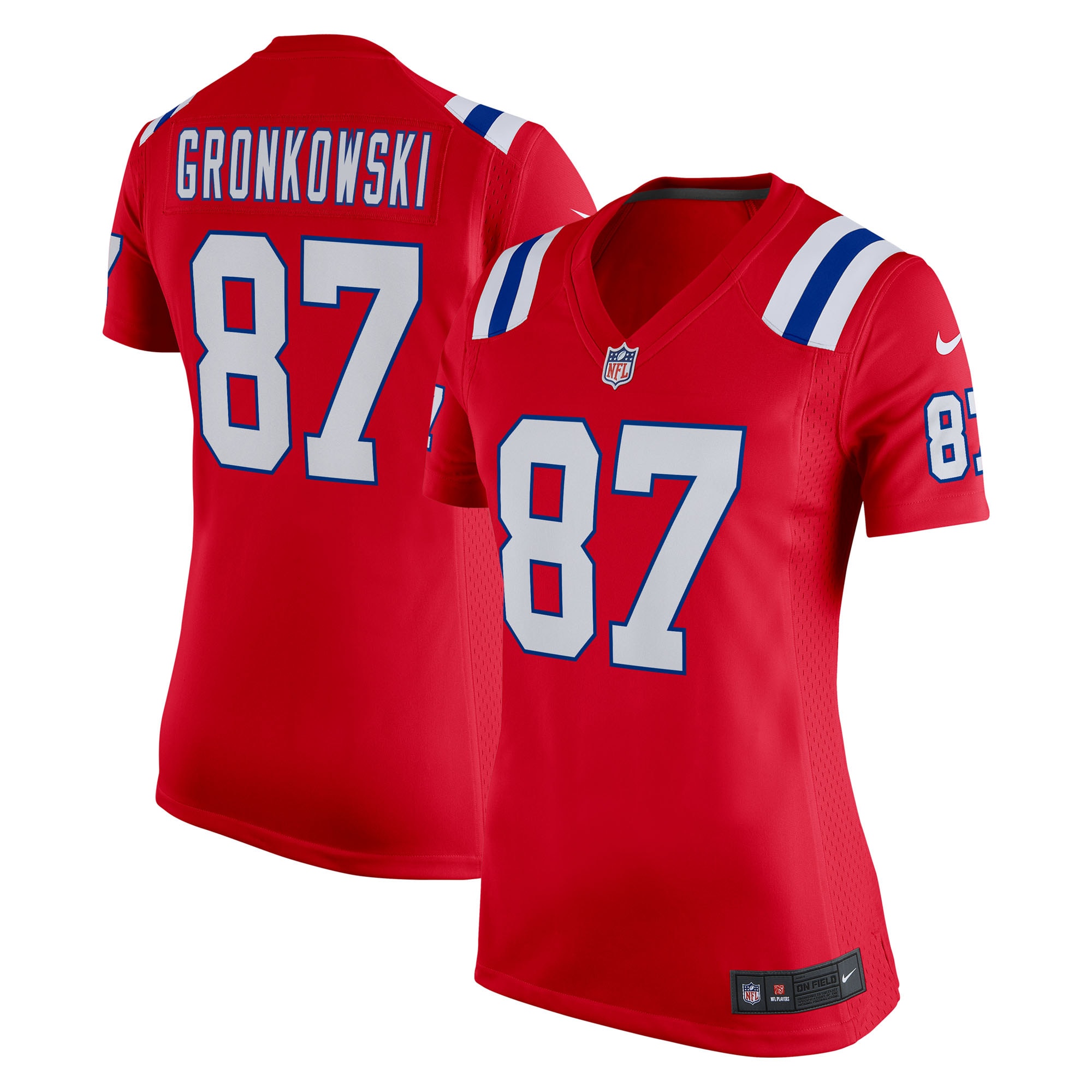 Rob Gronkowski New England Patriots Women's Alternate Retired Player Game Jersey - Red