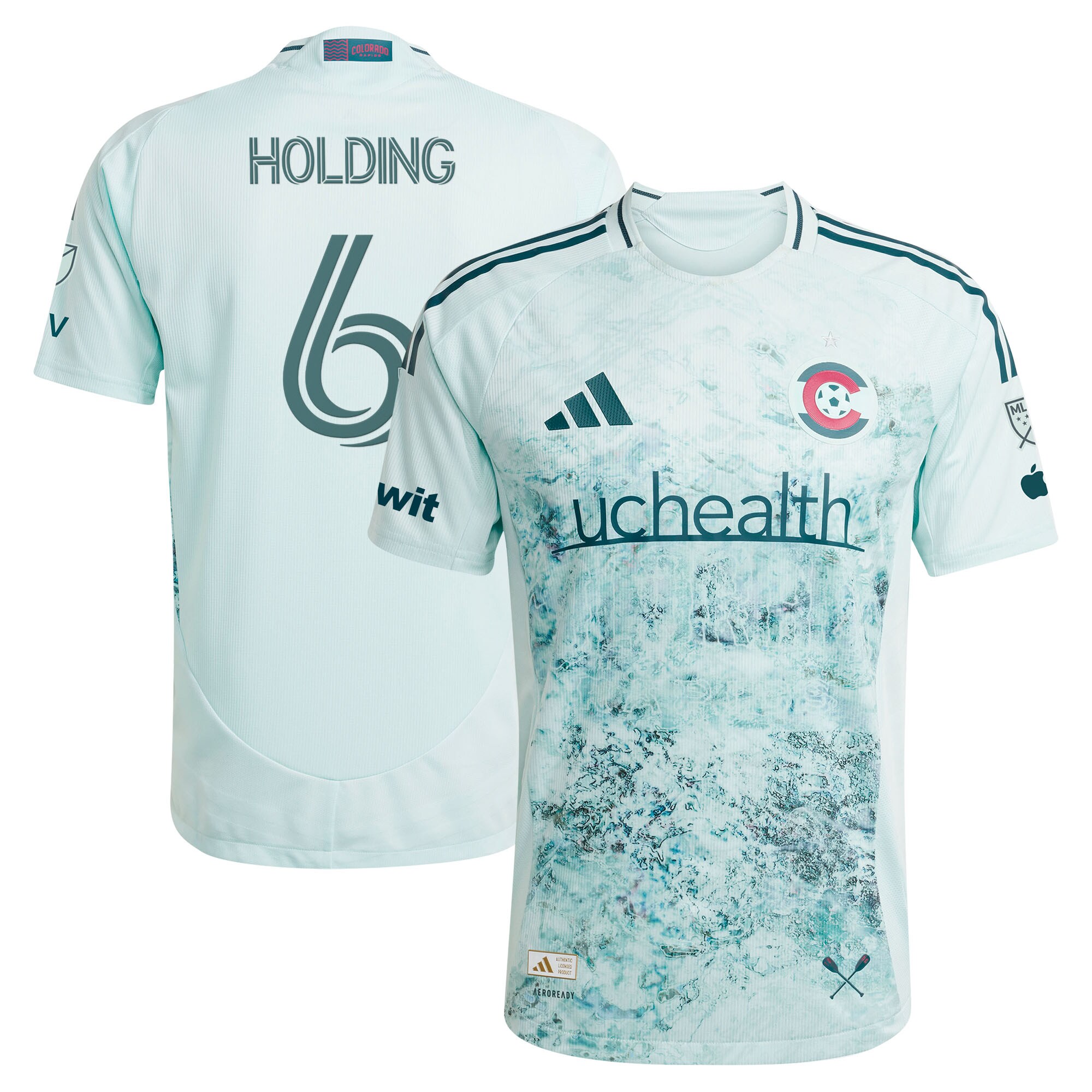 Rob Holding Colorado Rapids 2025 Headwaters On-Field Jersey - Green