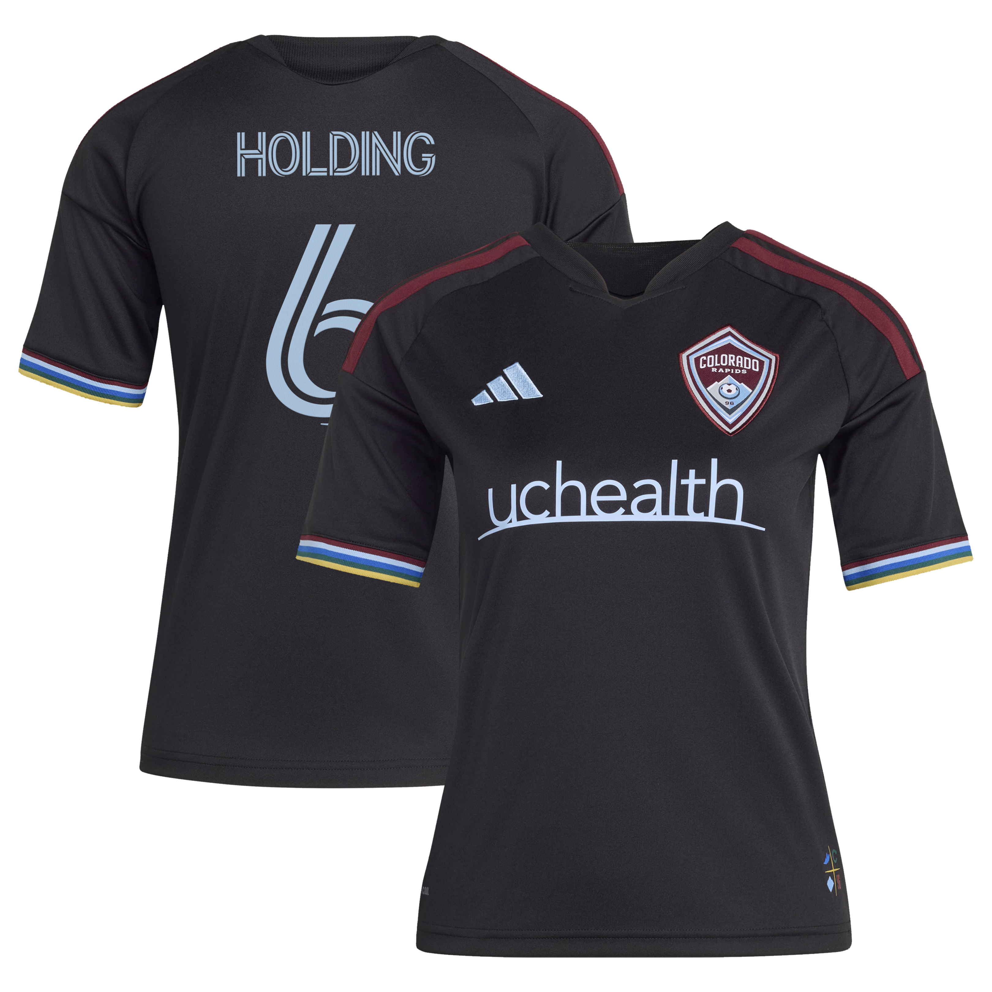 Rob Holding Colorado Rapids Youth 2026 Colorful Colorado Jersey - Black