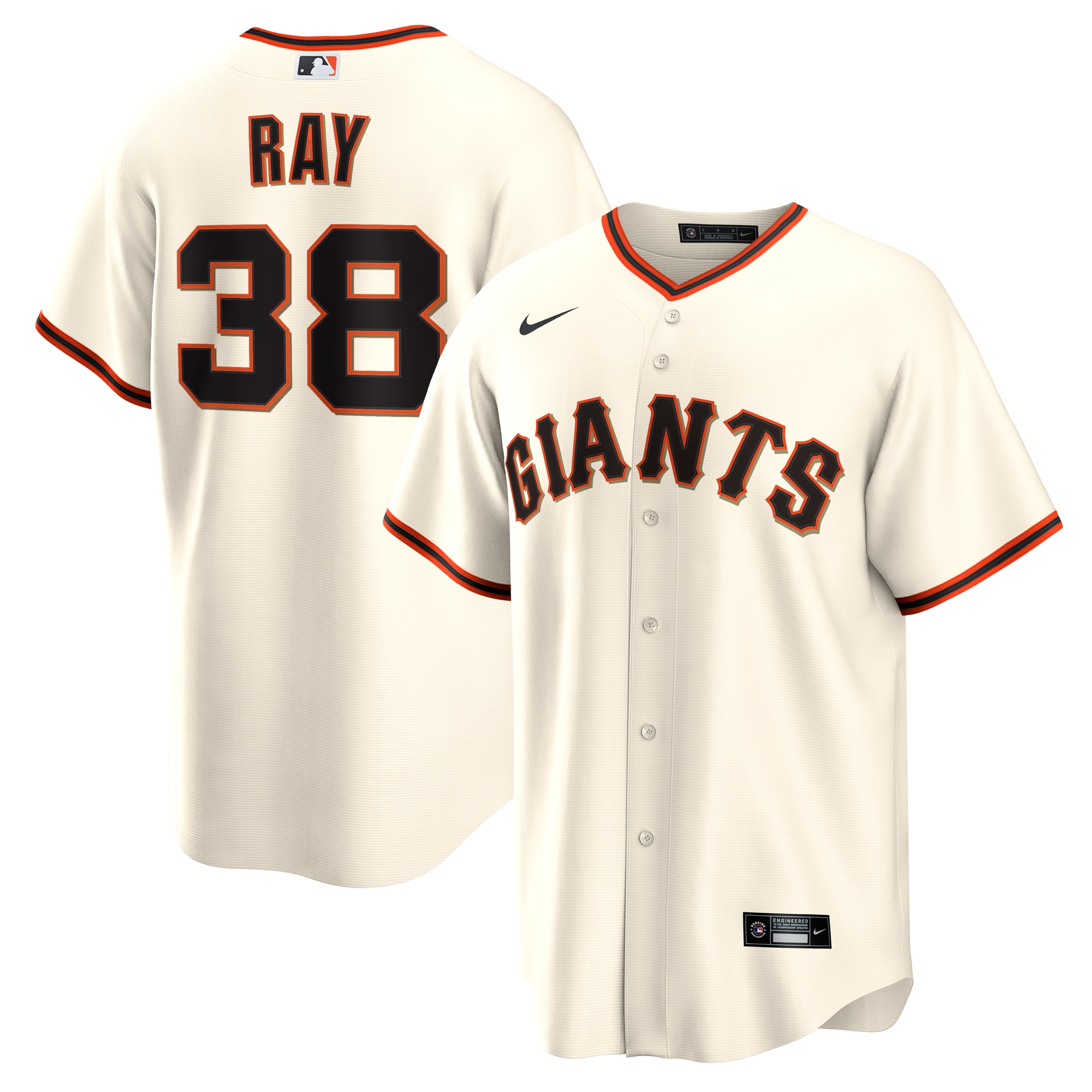 Robbie Ray San Francisco Giants Home Jersey - Cream