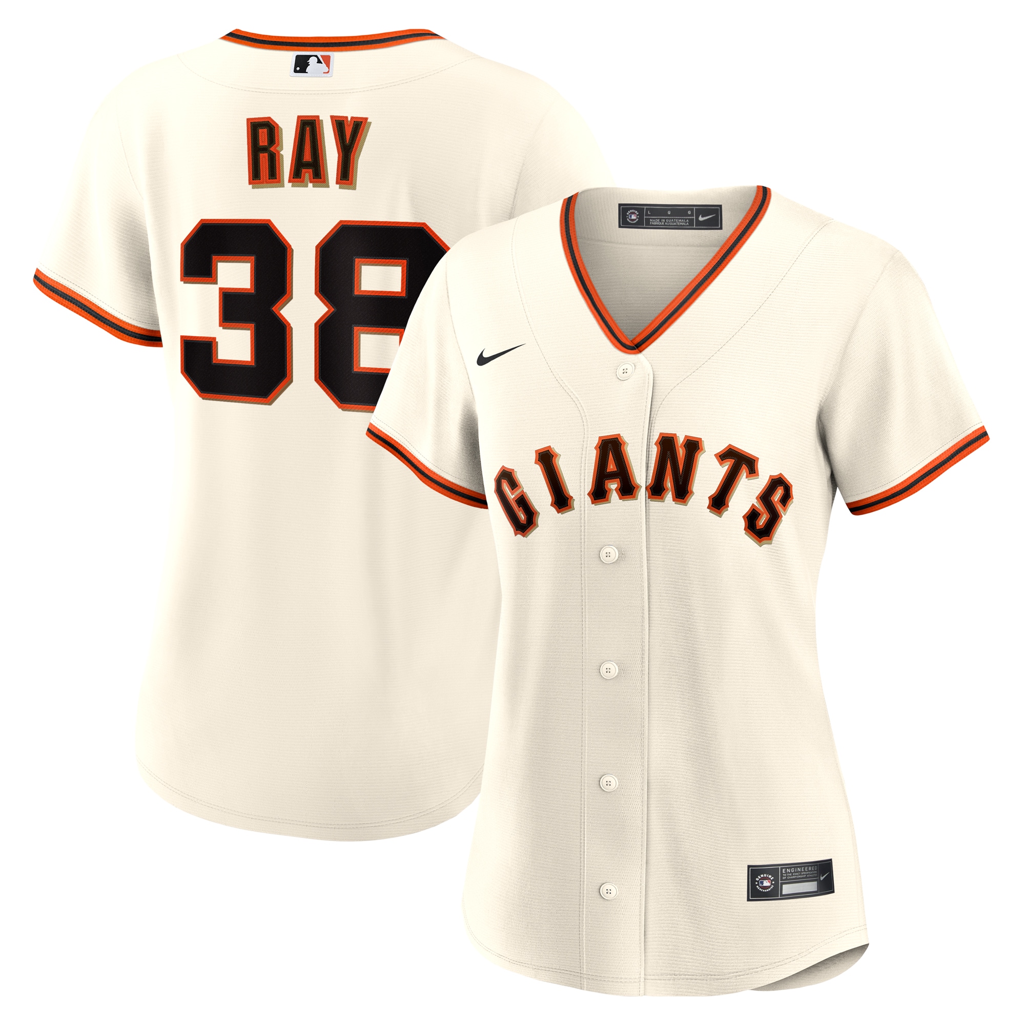 Robbie Ray San Francisco Giants Women's Home Jersey - White