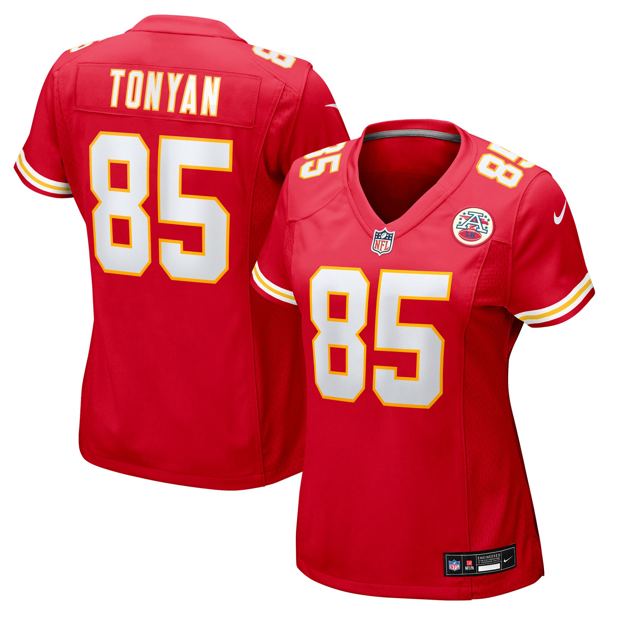 Robert Tonyan Kansas City Chiefs Women's Team Game Jersey - Red