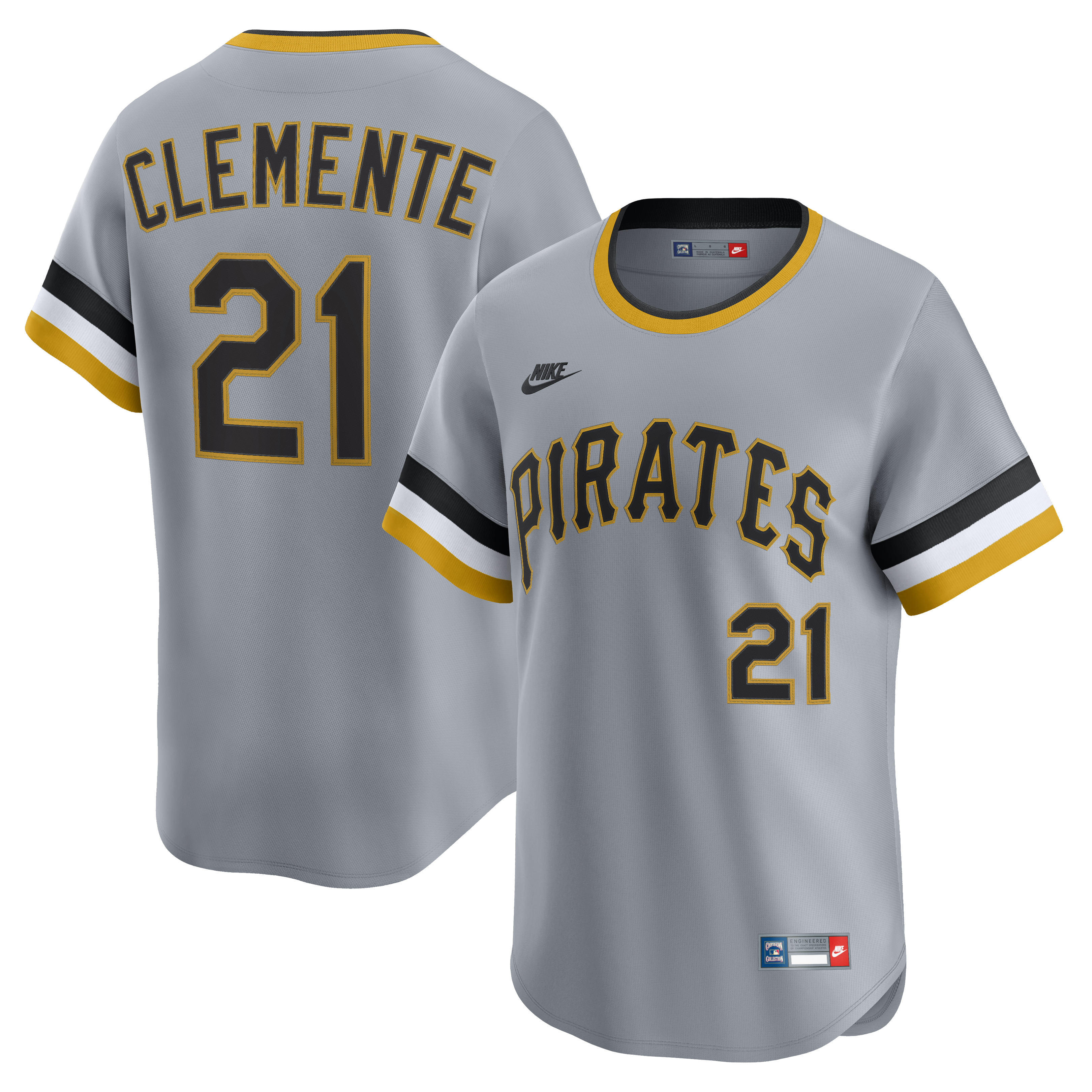 Roberto Clemente Pittsburgh Pirates Throwback Cooperstown Collection Limited Jersey