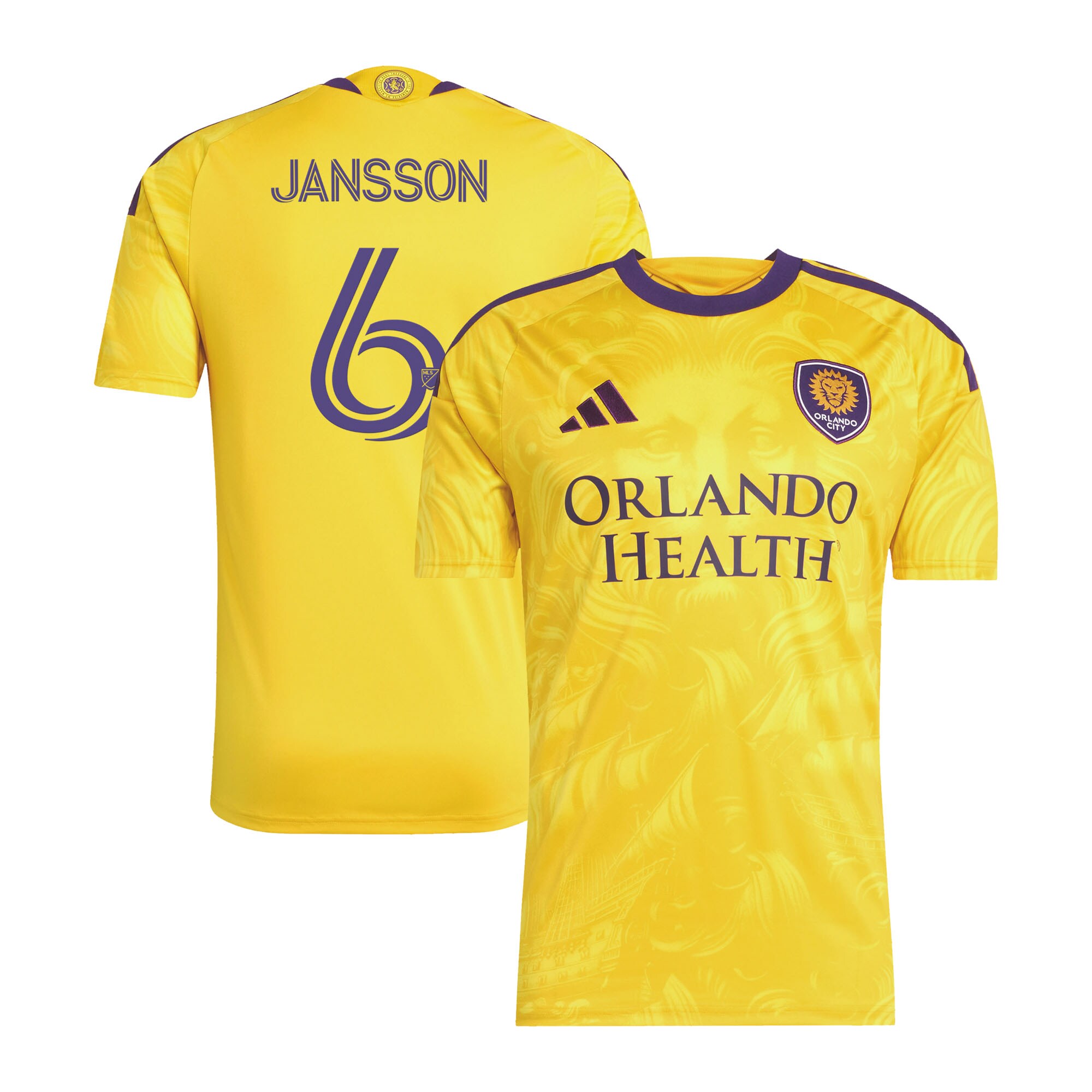 Robin Jansson Orlando City SC 2026 Sunken Treasure Kit Jersey - Gold