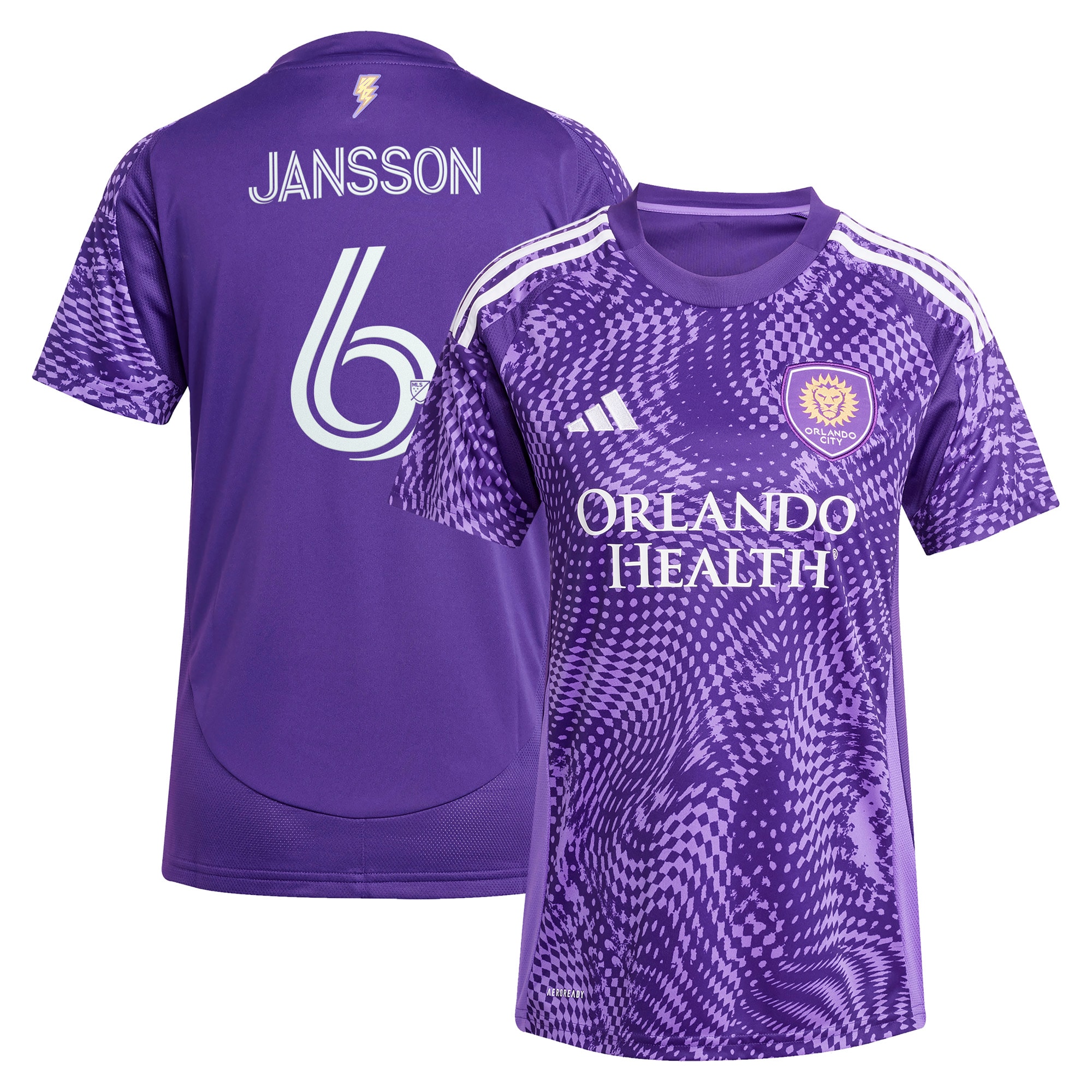 Robin Jansson Orlando City SC Women's 2025 Perfect Storm Player Jersey - Purple