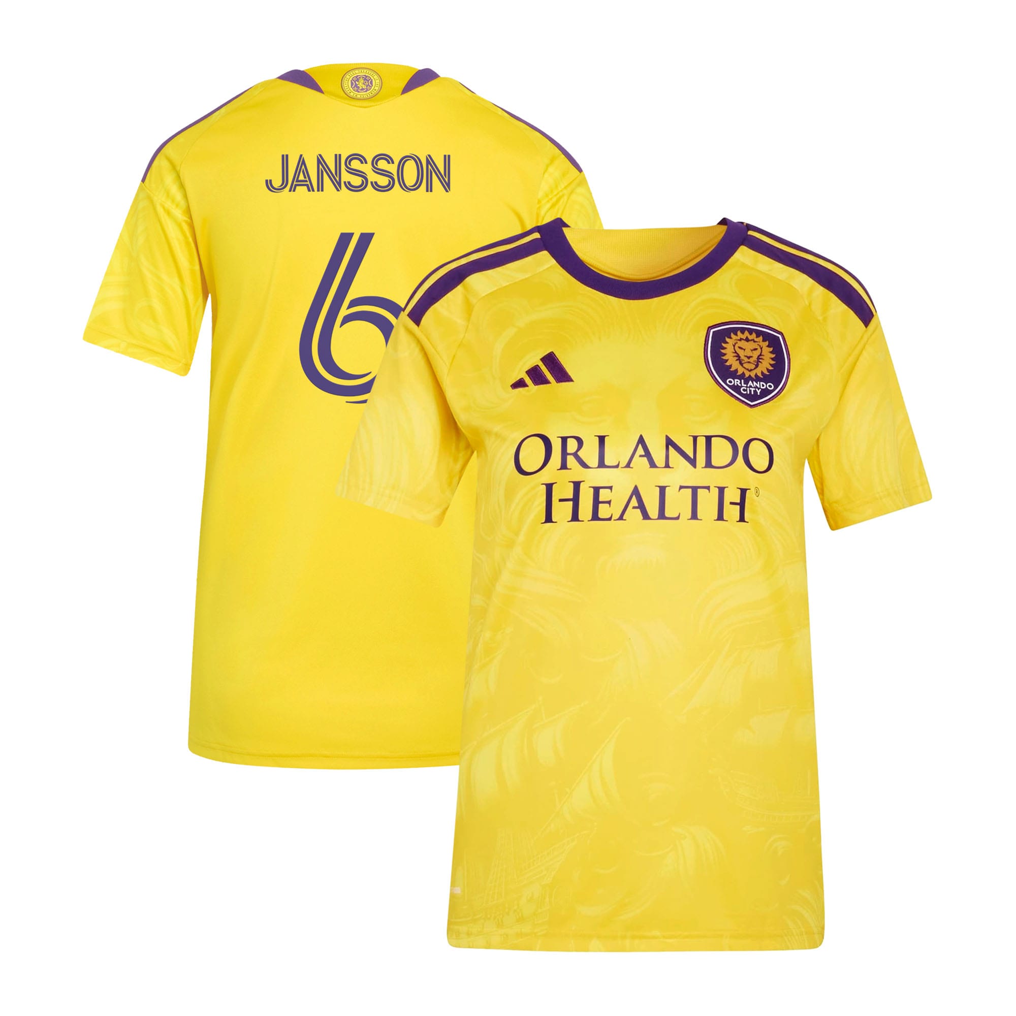 Robin Jansson Orlando City SC Women's 2026 Sunken Treasure Kit Jersey - Gold