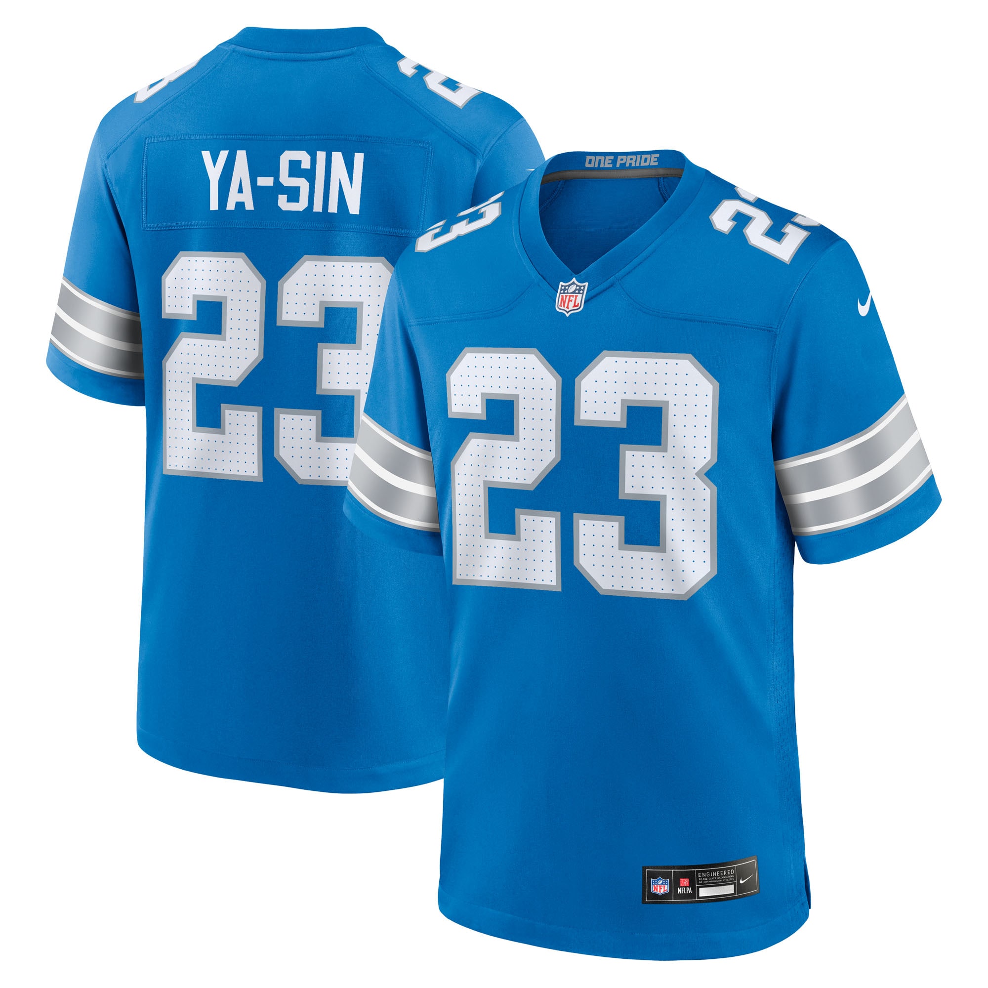 Rock Ya-Sin Detroit Lions Team Game Jersey - Blue