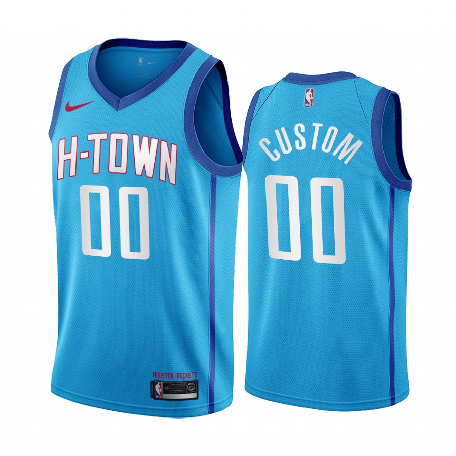 Rockets Custom Blue Jersey - Nike - Personalized HTown Edition