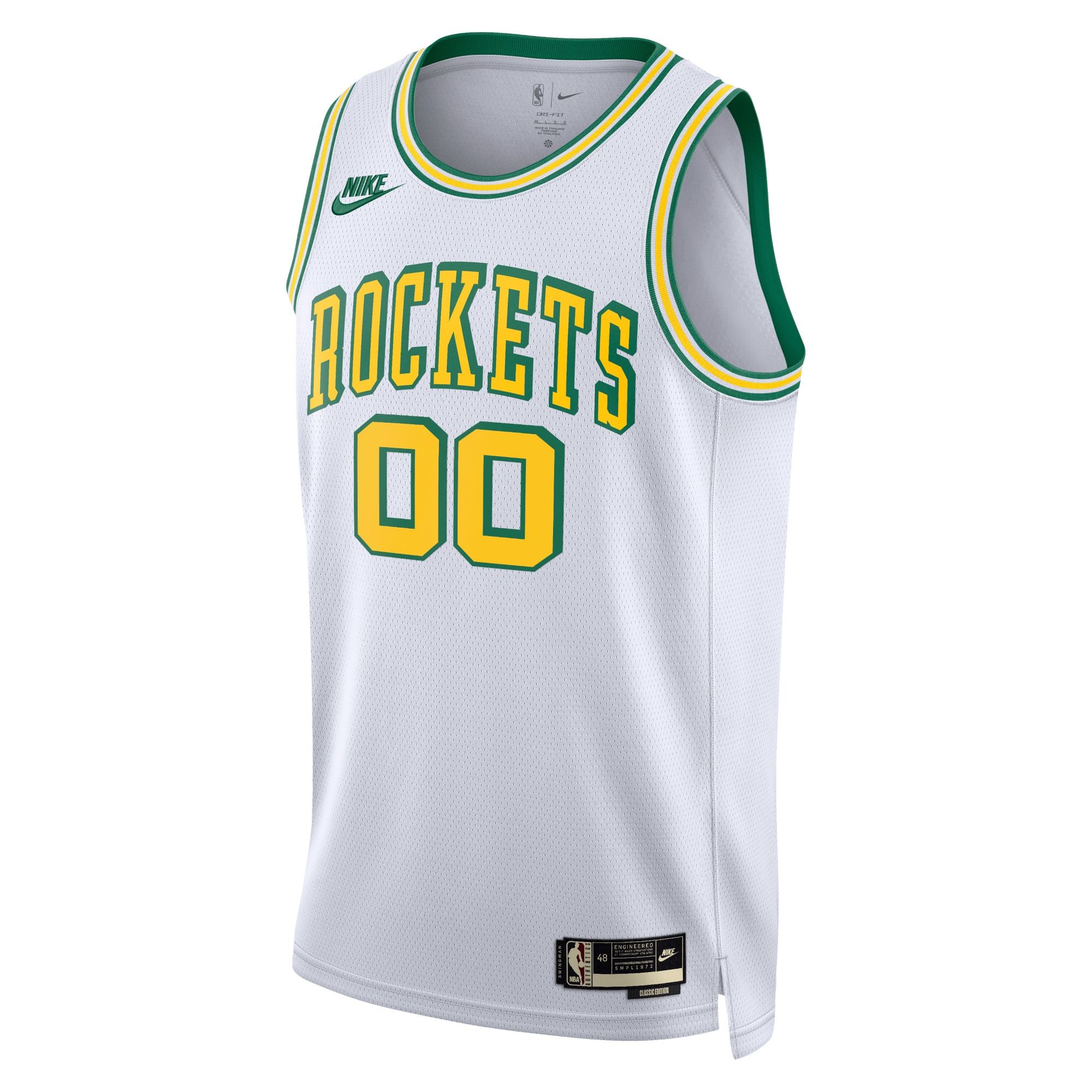 Alternative view of Rockets White Classic Jersey Nike - Nike Rockets White Classic Edition
