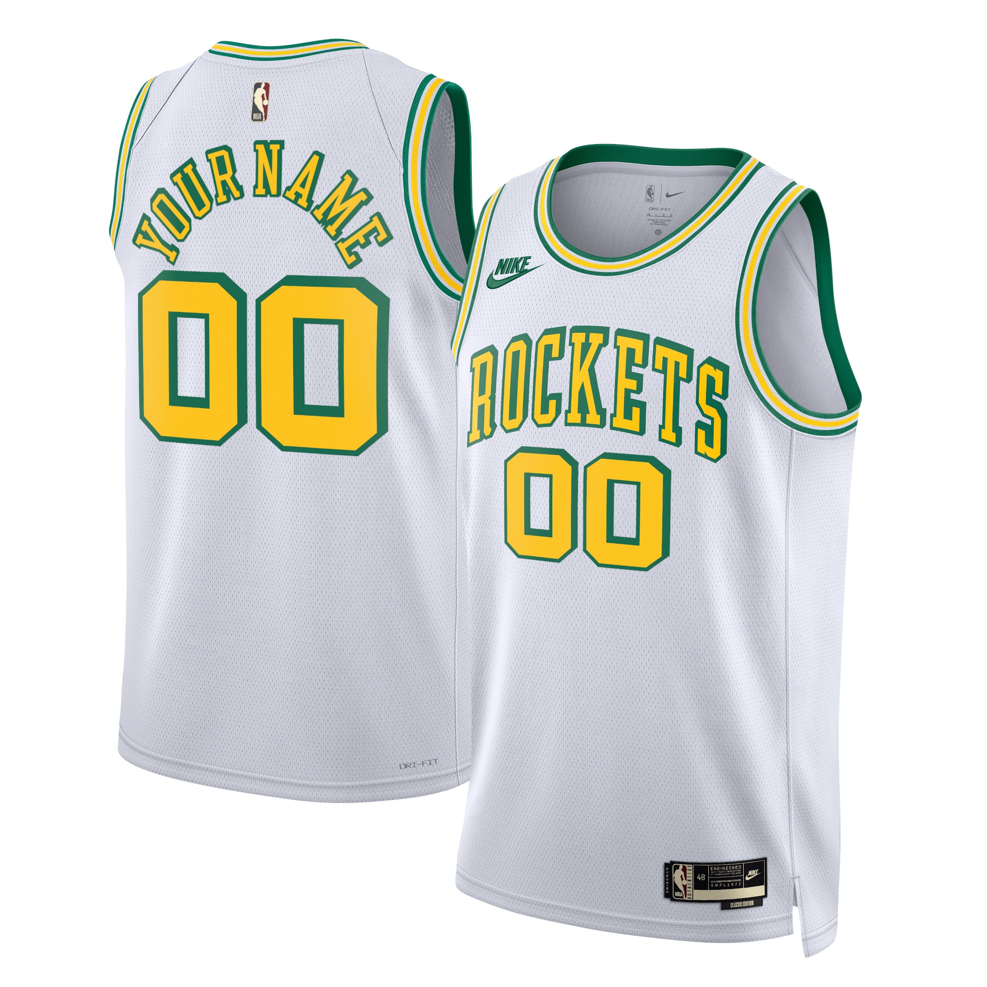 Rockets White Classic Jersey Nike - Nike Rockets White Classic Edition
