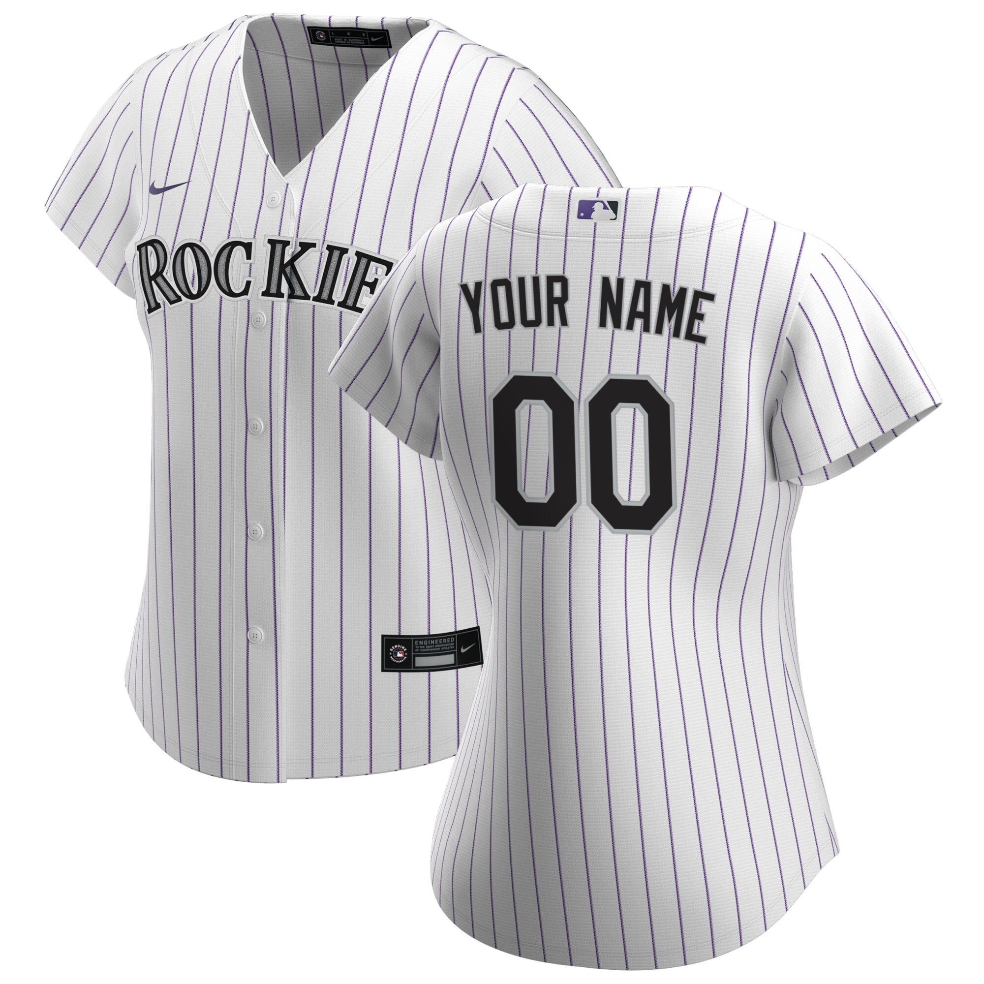 Rockies Purple Pinstripe Custom Jersey - Nike - Personalize Now!