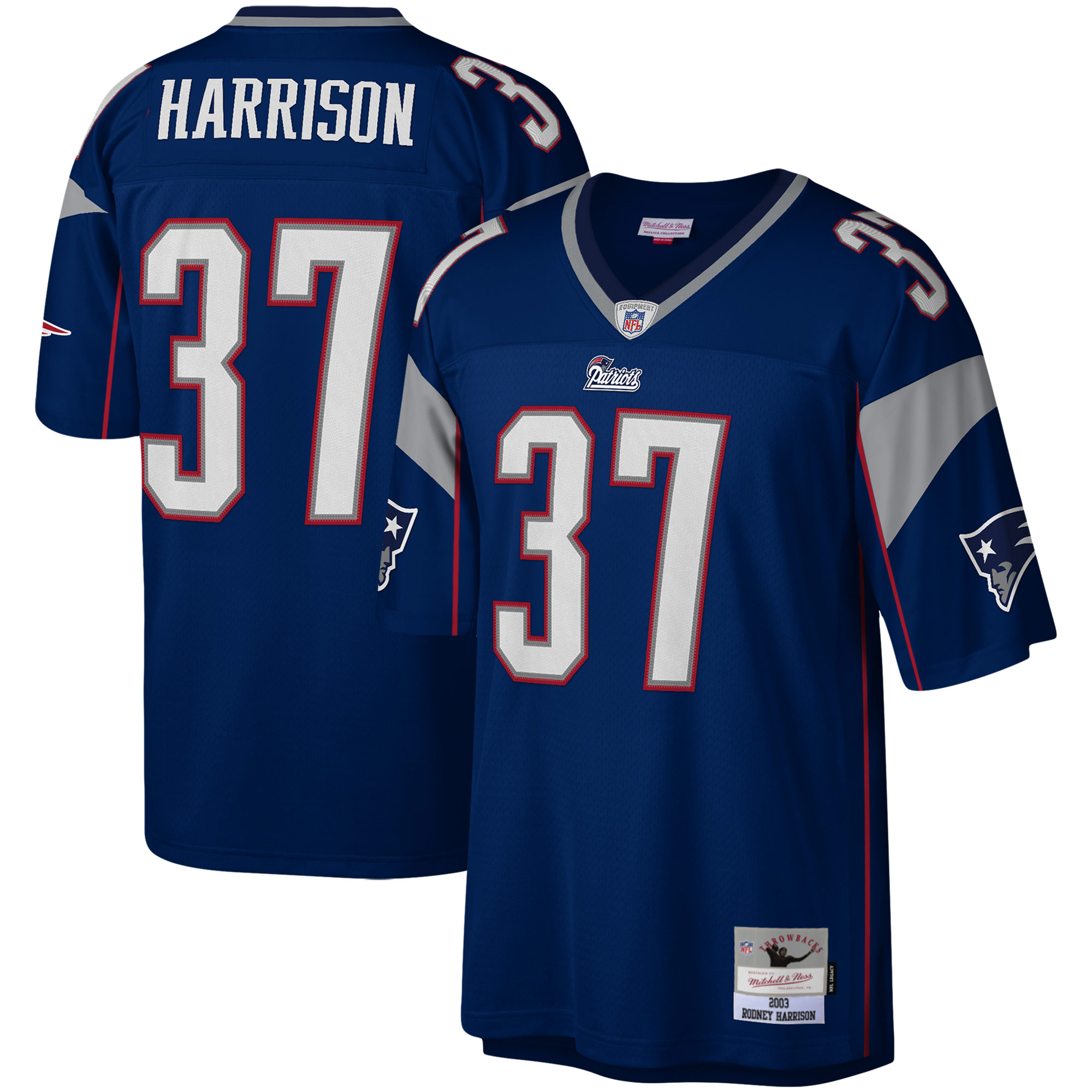 Rodney Harrison New England Patriots Legacy Jersey - Navy