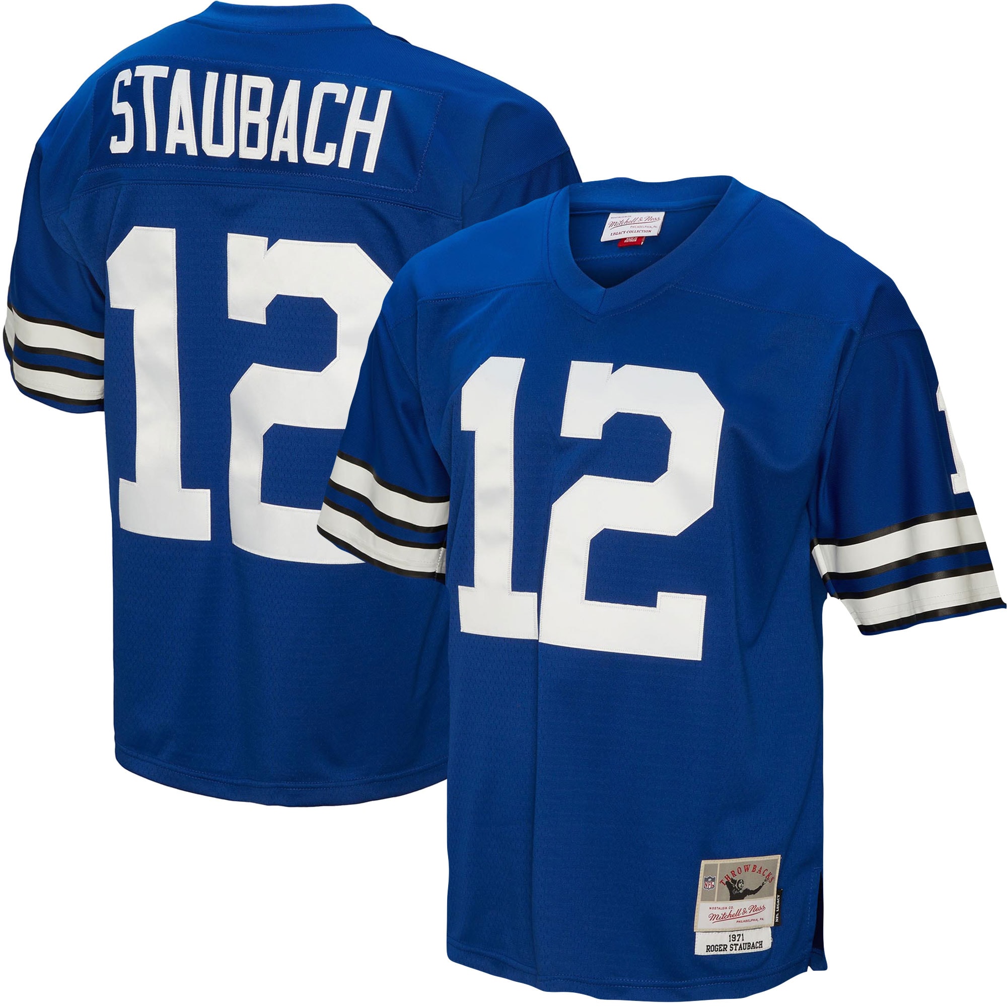 Roger Staubach Dallas Cowboys Legacy Jersey - Royal